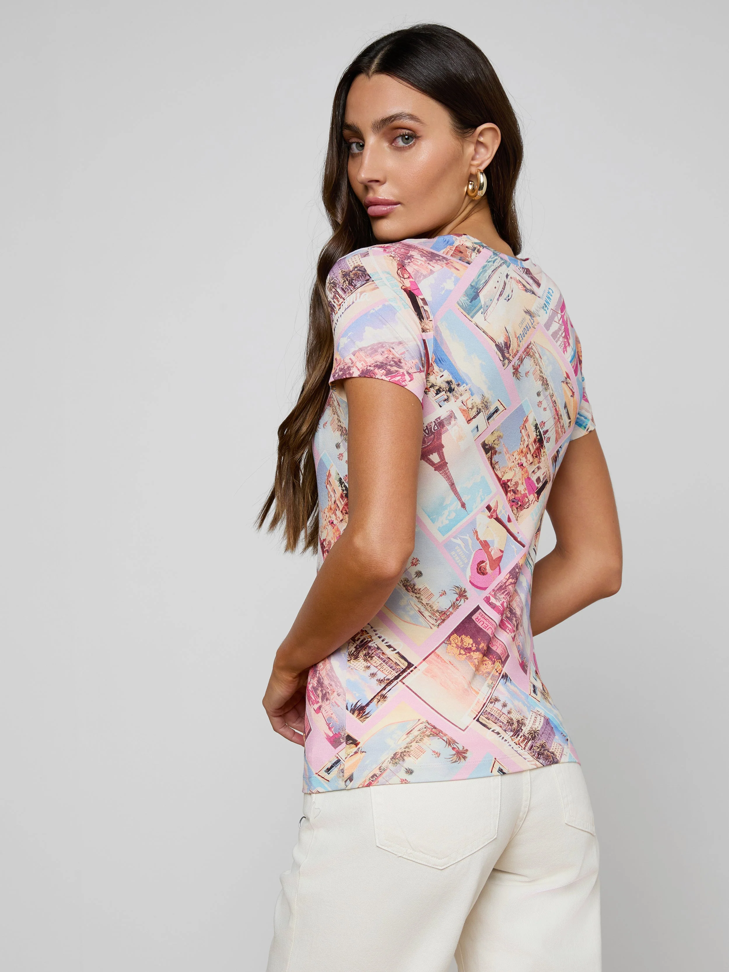 L'AGENCE - Ressi Fitted Tee - Image 6