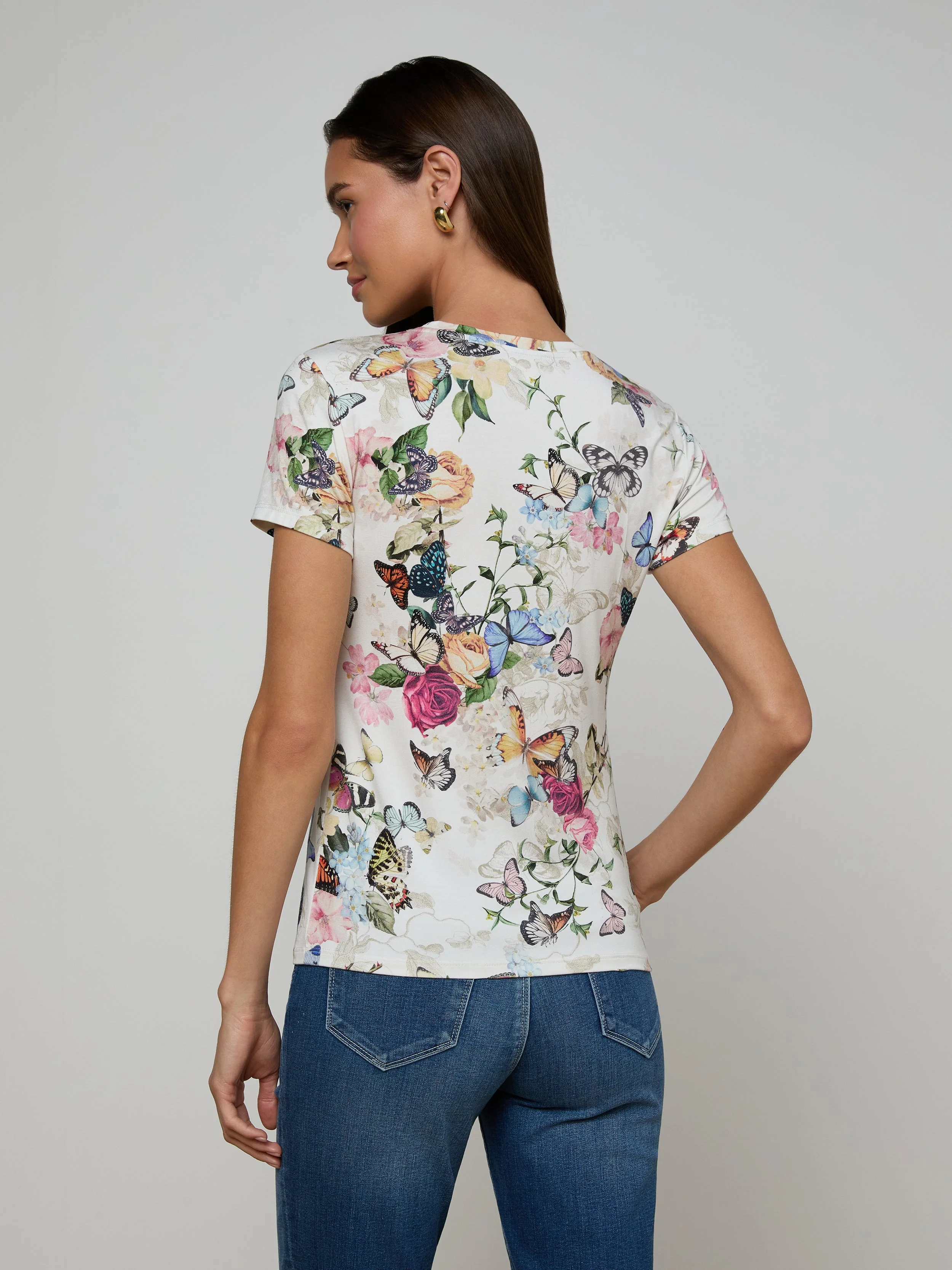 L'AGENCE - Ressi Fitted Tee - Image 4