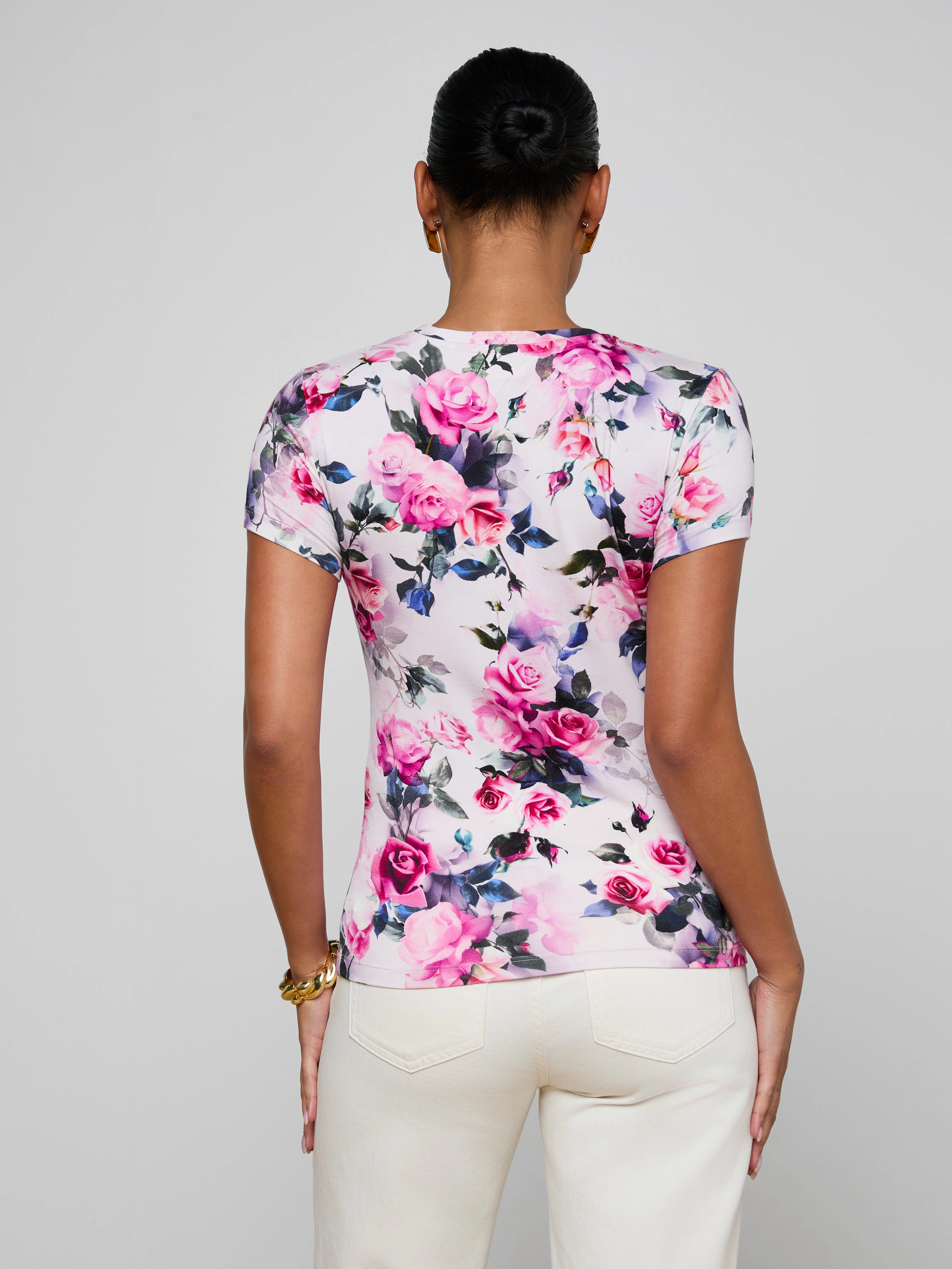 L'AGENCE - Ressi Fitted Tee - Image 4