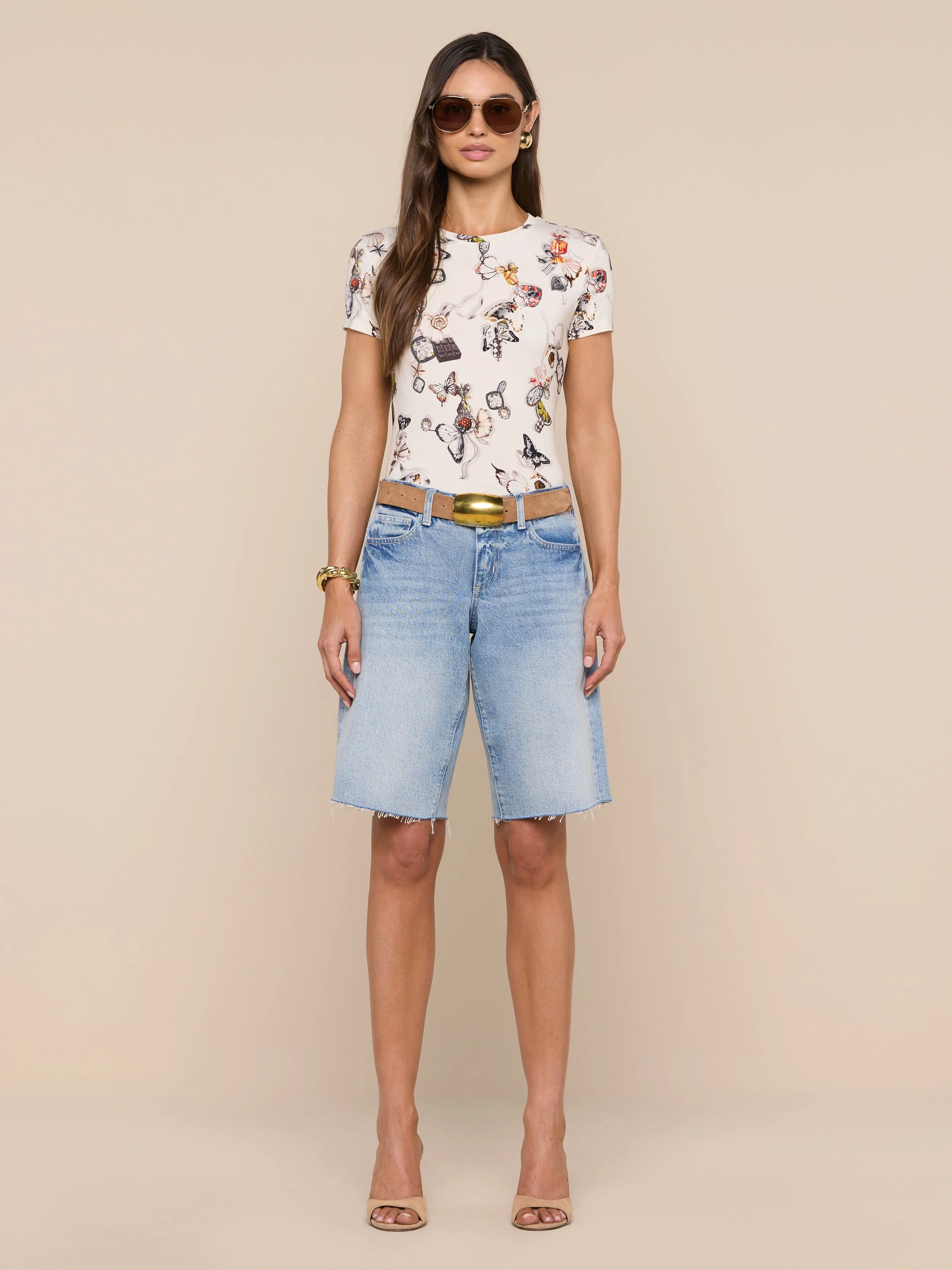 L'AGENCE - Ressi Fitted Tee - Image 4