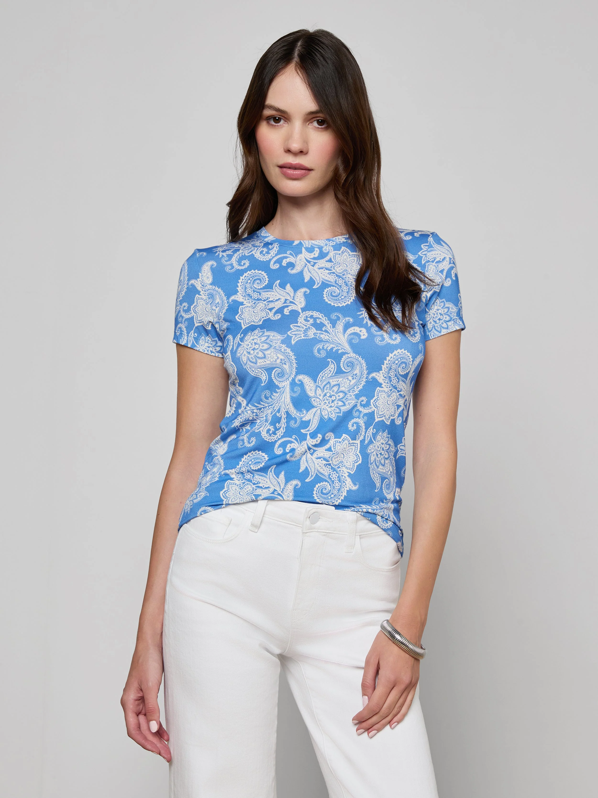 L'AGENCE - Ressi Fitted Tee - Image 2