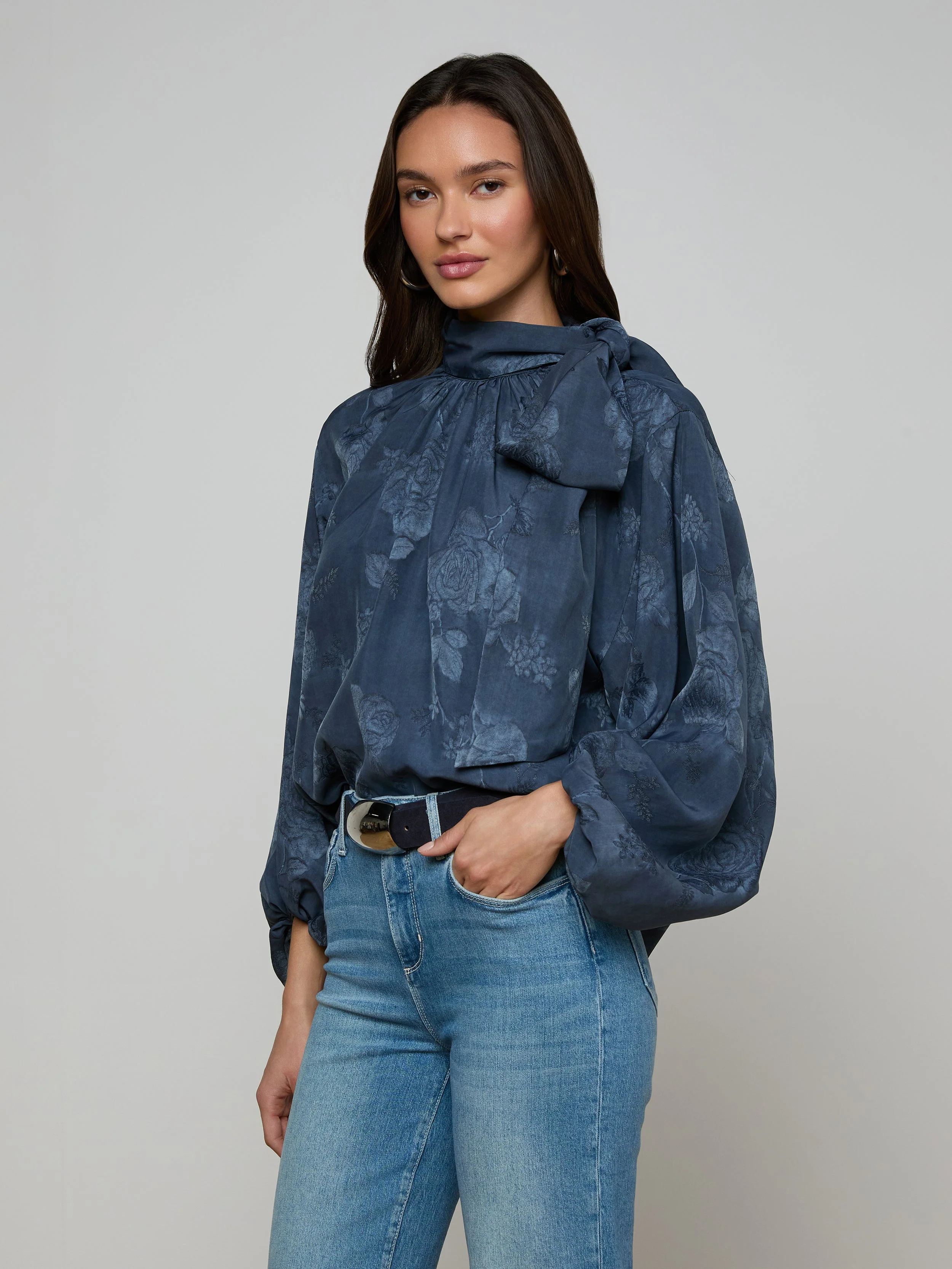 L'AGENCE - Rhett Oversized Blouse - Image 3