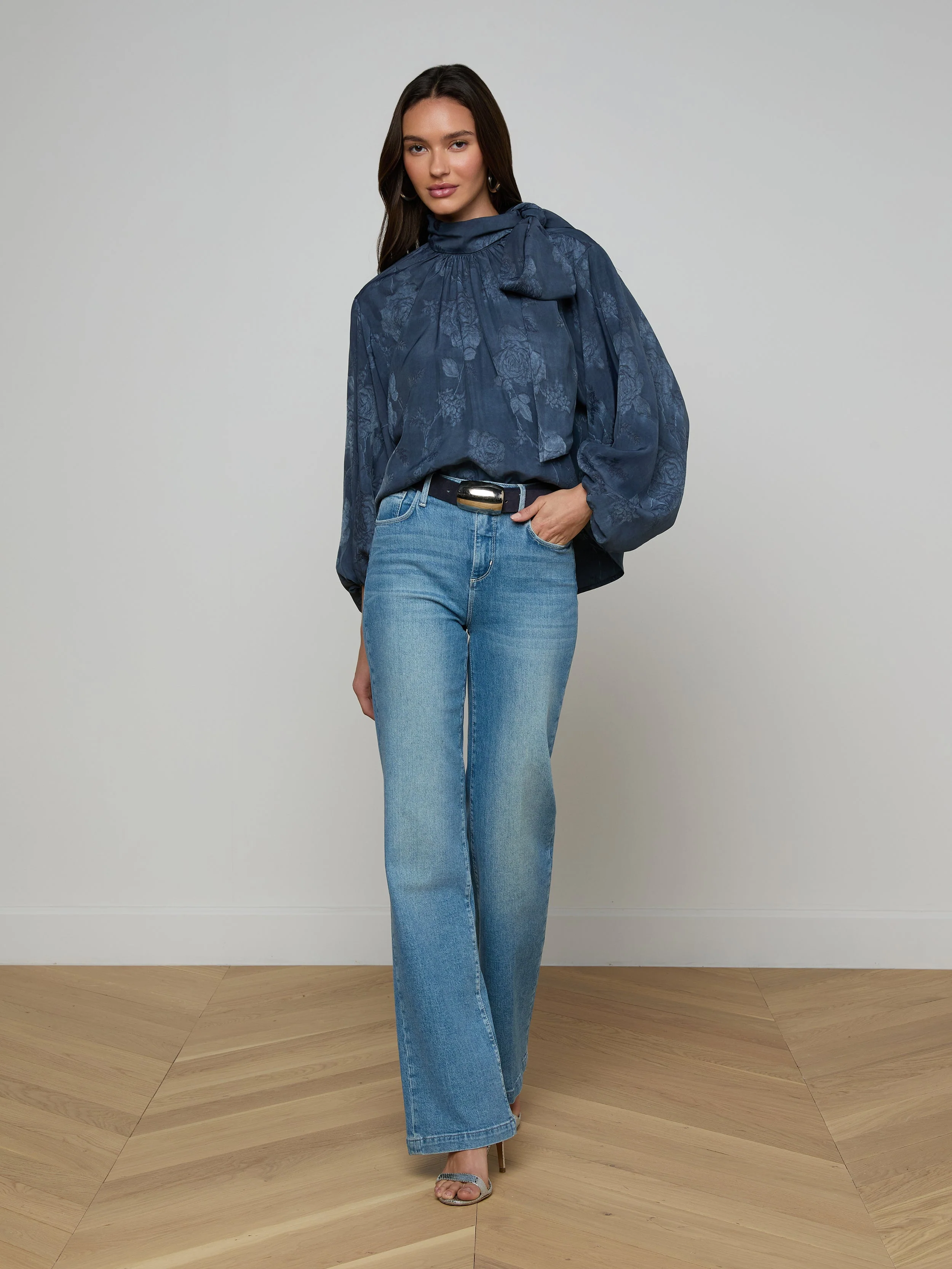 L'AGENCE - Rhett Oversized Blouse - Image 4