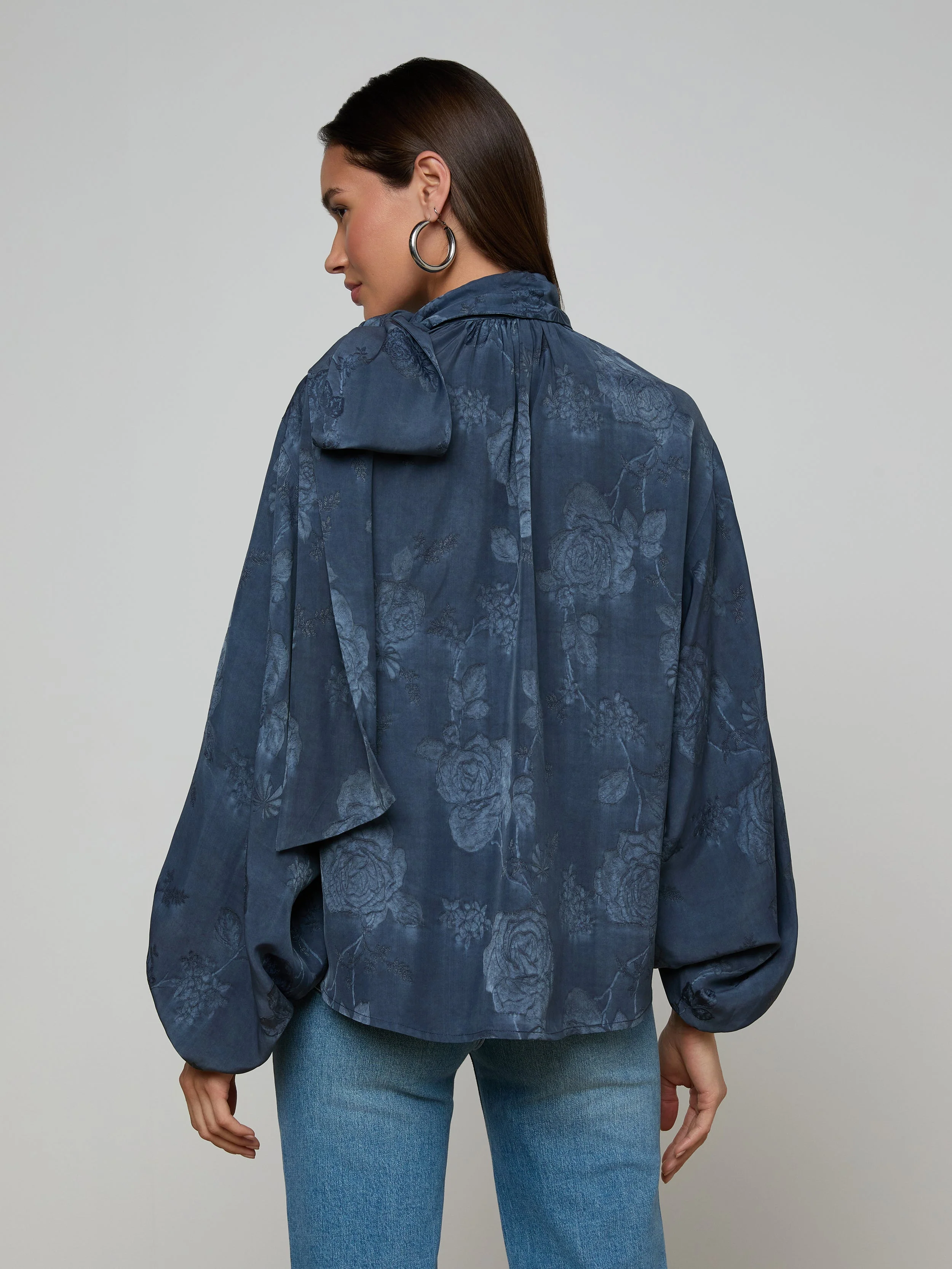 L'AGENCE - Rhett Oversized Blouse - Image 5