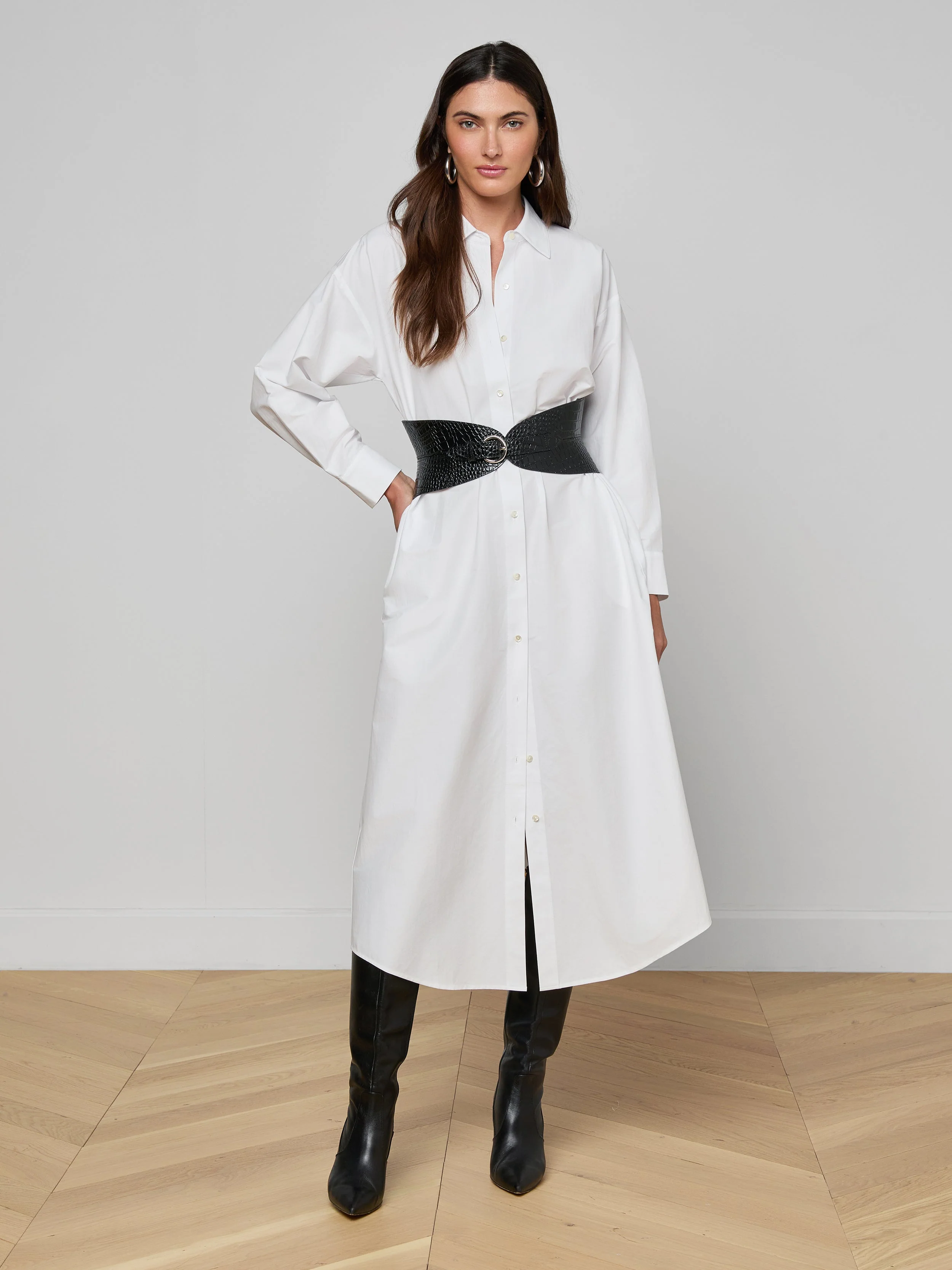 L'AGENCE - Ridley Shirt Dress