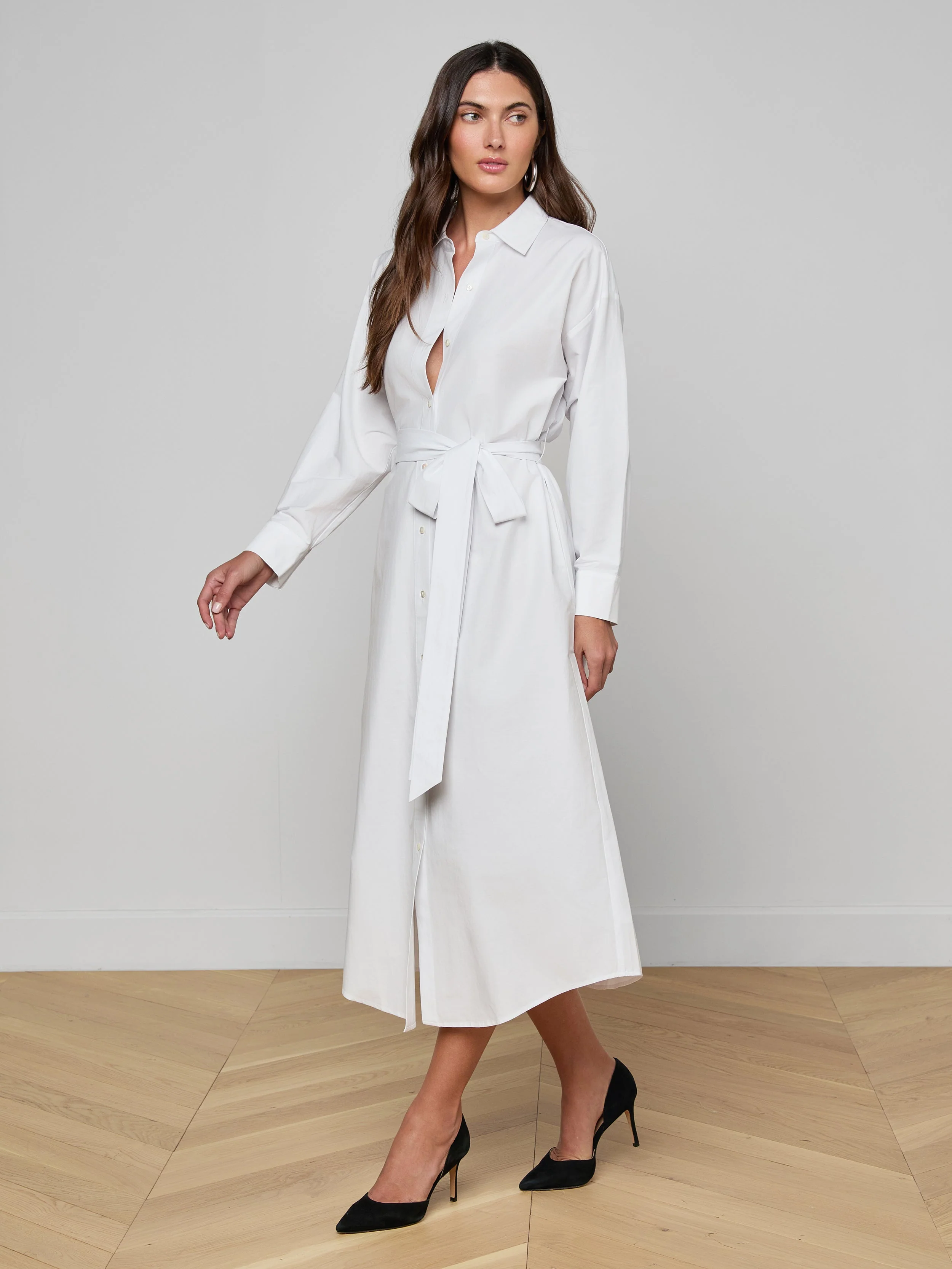 L'AGENCE - Ridley Shirt Dress - Image 4