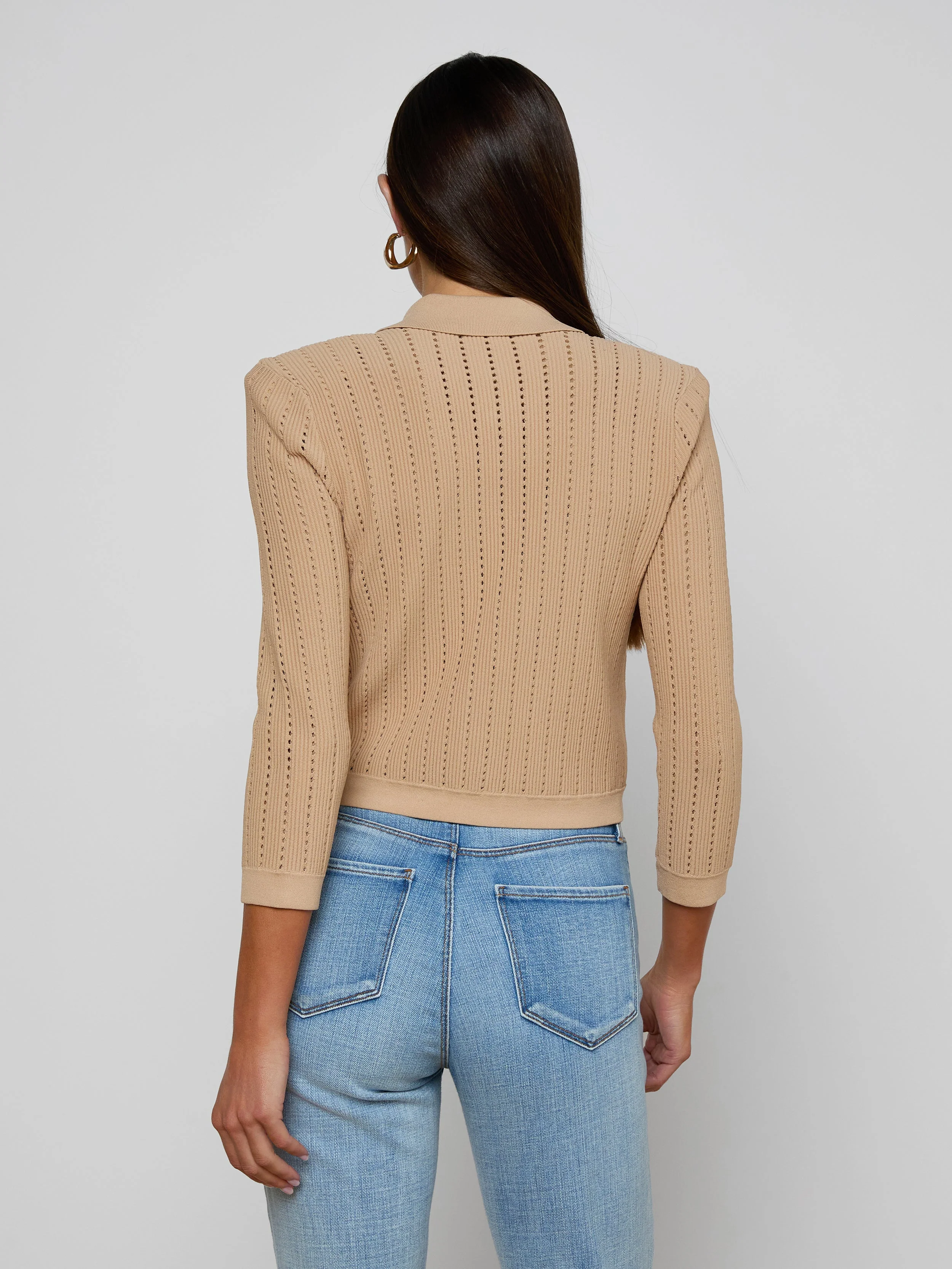 L'AGENCE - Risa Collared Cardigan - Image 4