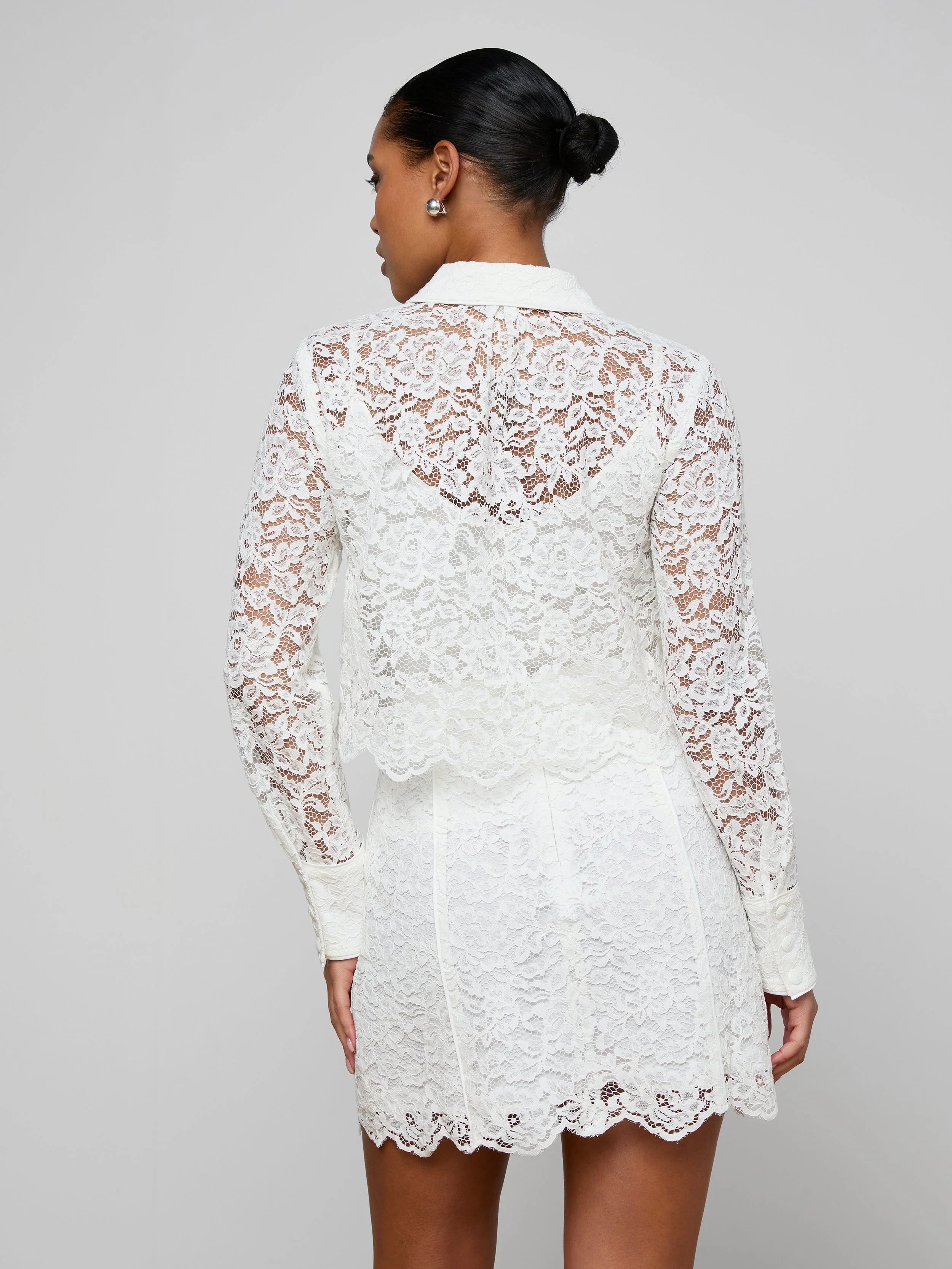 L'AGENCE - Roelle Lace Blouse - Image 4