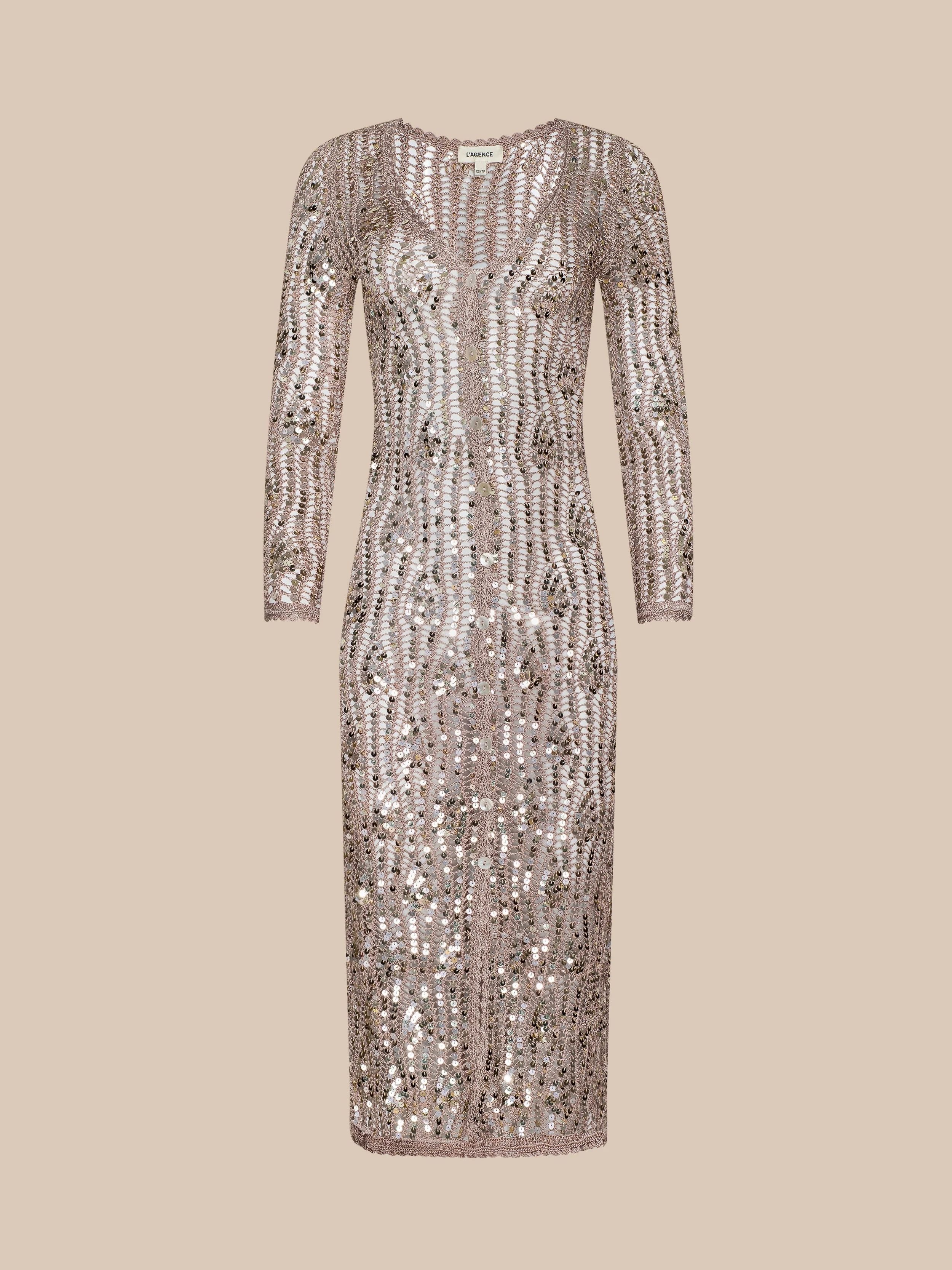 L'AGENCE - Sanya Crocheted Cardigan - Image 6