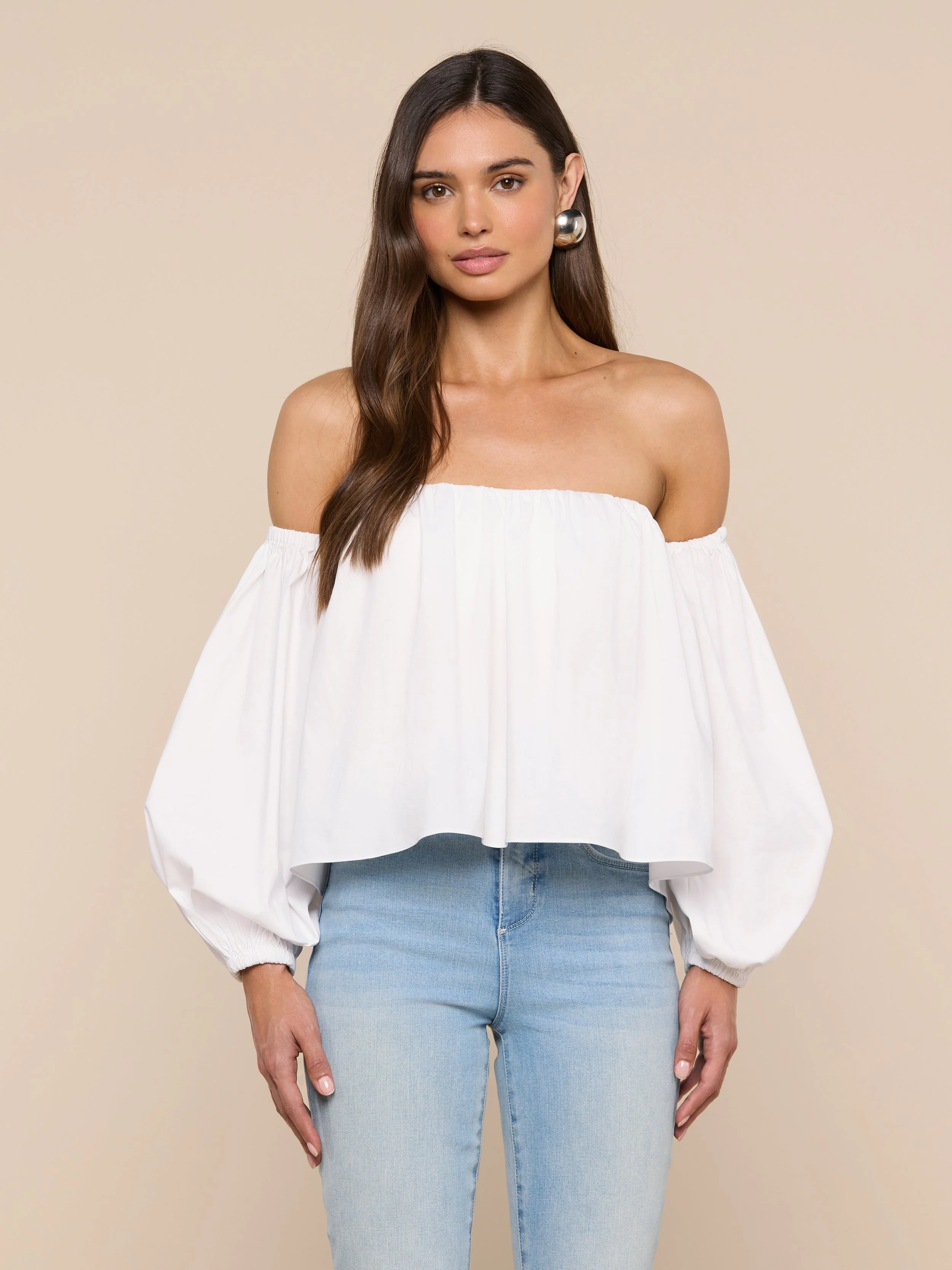L'AGENCE - Sarai Off - the - Shoulder Top