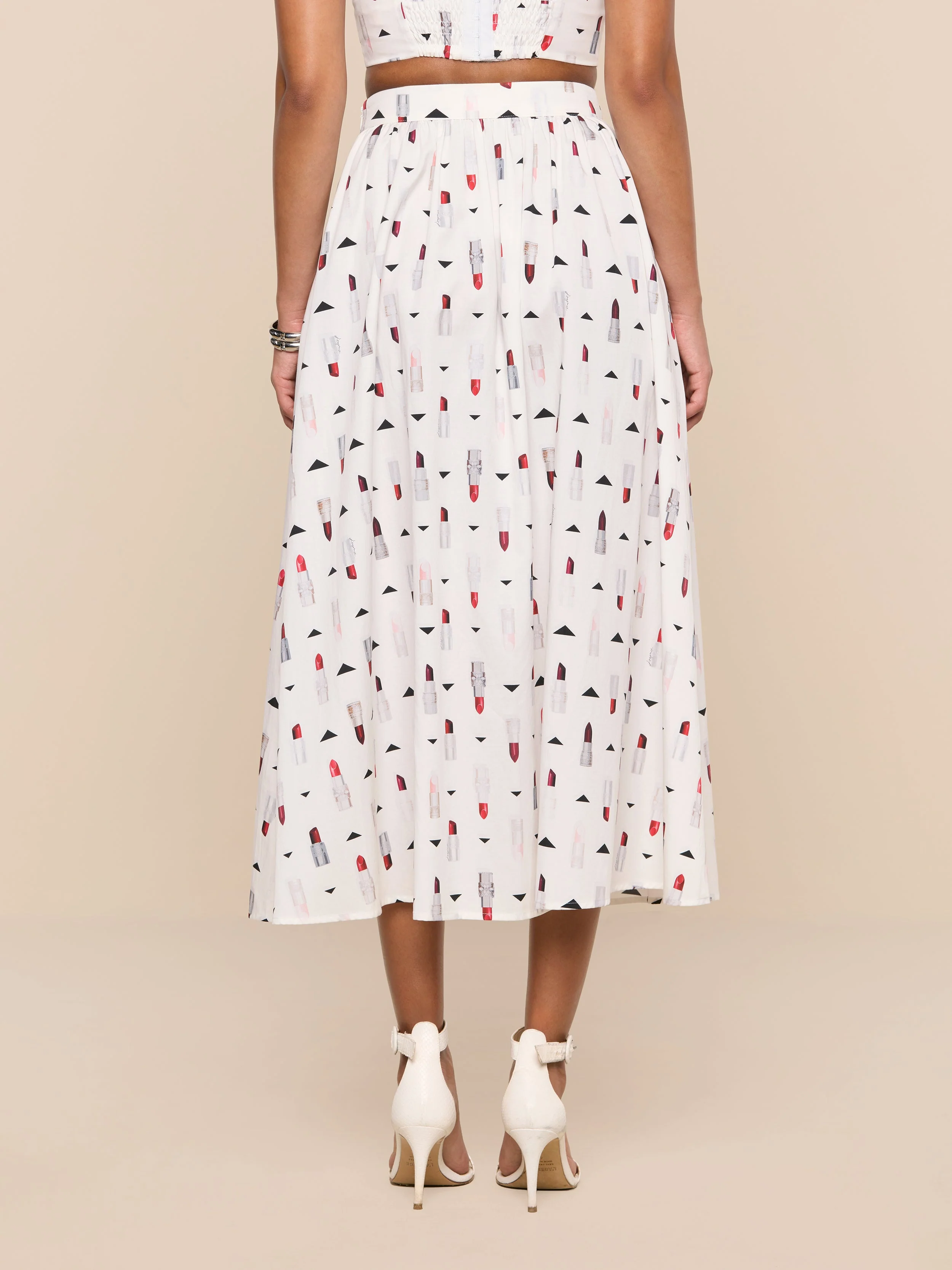 L'AGENCE - Seina Poplin Midi Skirt - Image 5