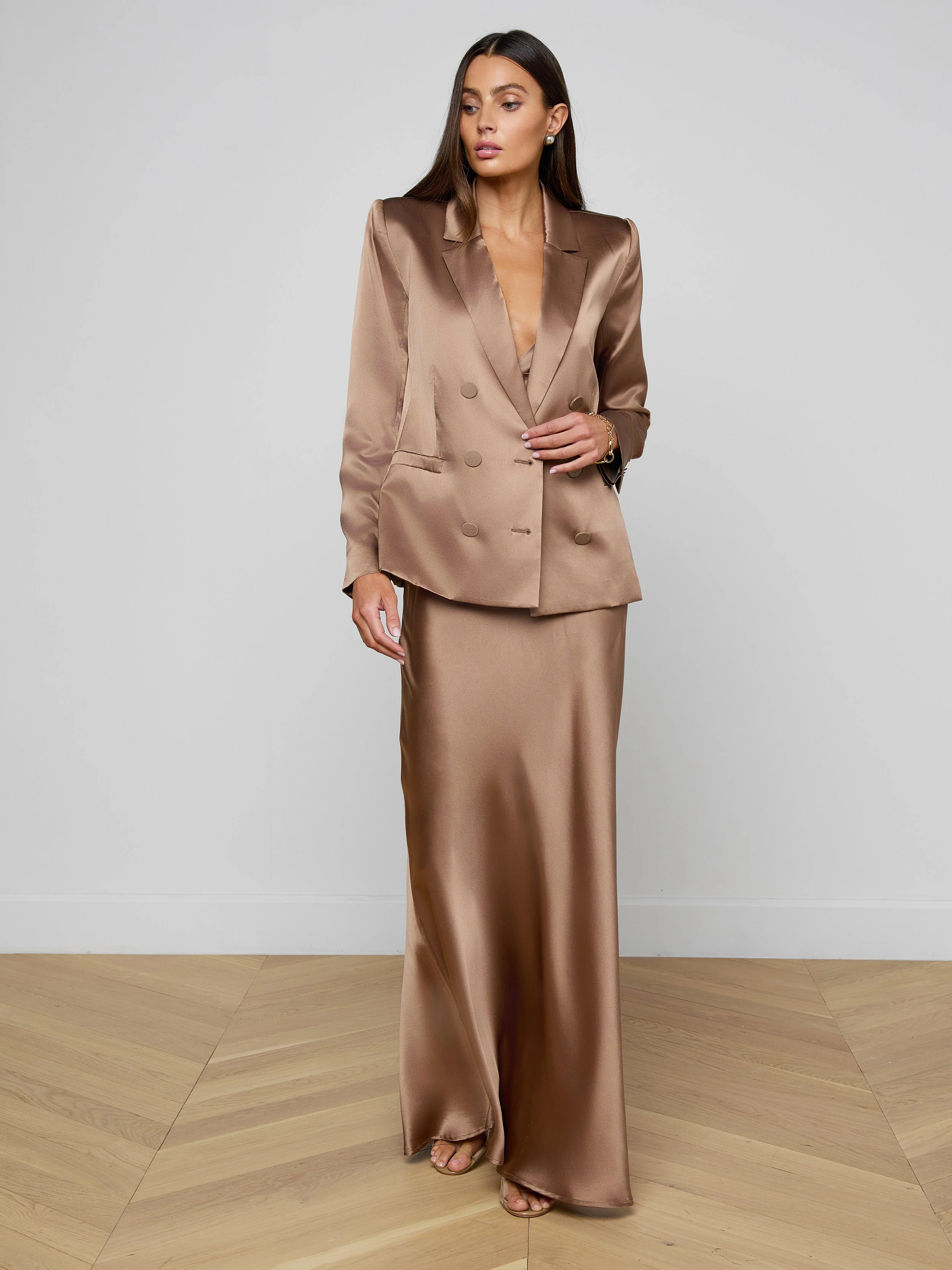 L'AGENCE - Sena Silk Blazer - Image 3