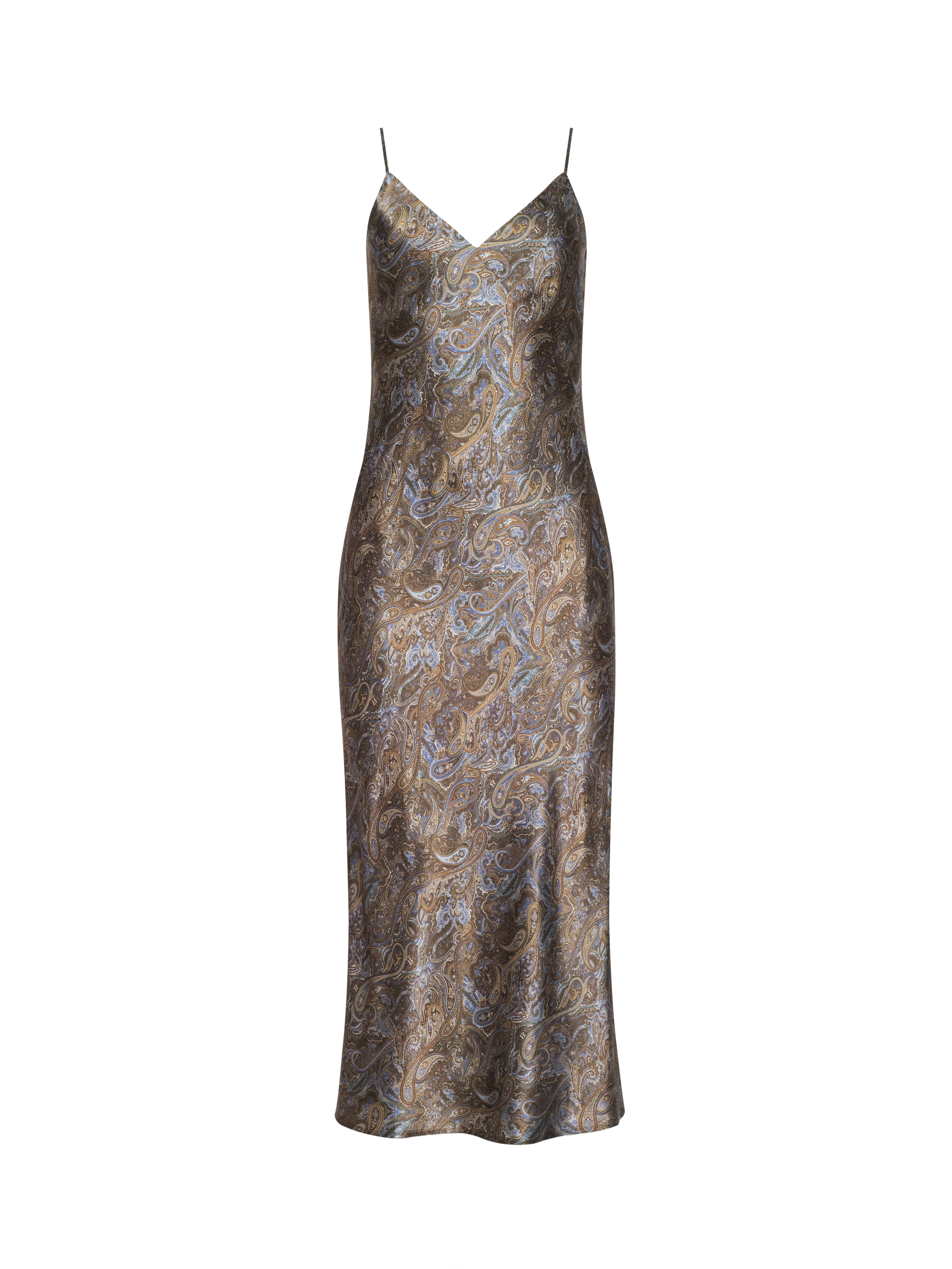 L'AGENCE - Seridie Silk Slip Dress - Image 5