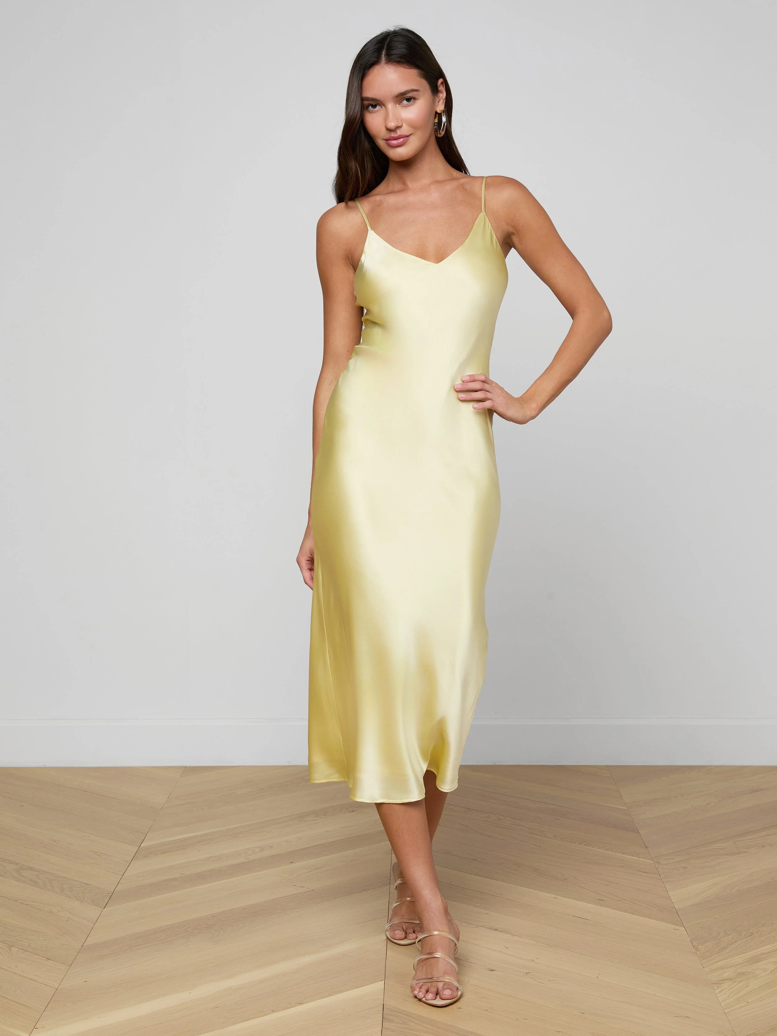 L'AGENCE - Seridie Silk Slip Dress