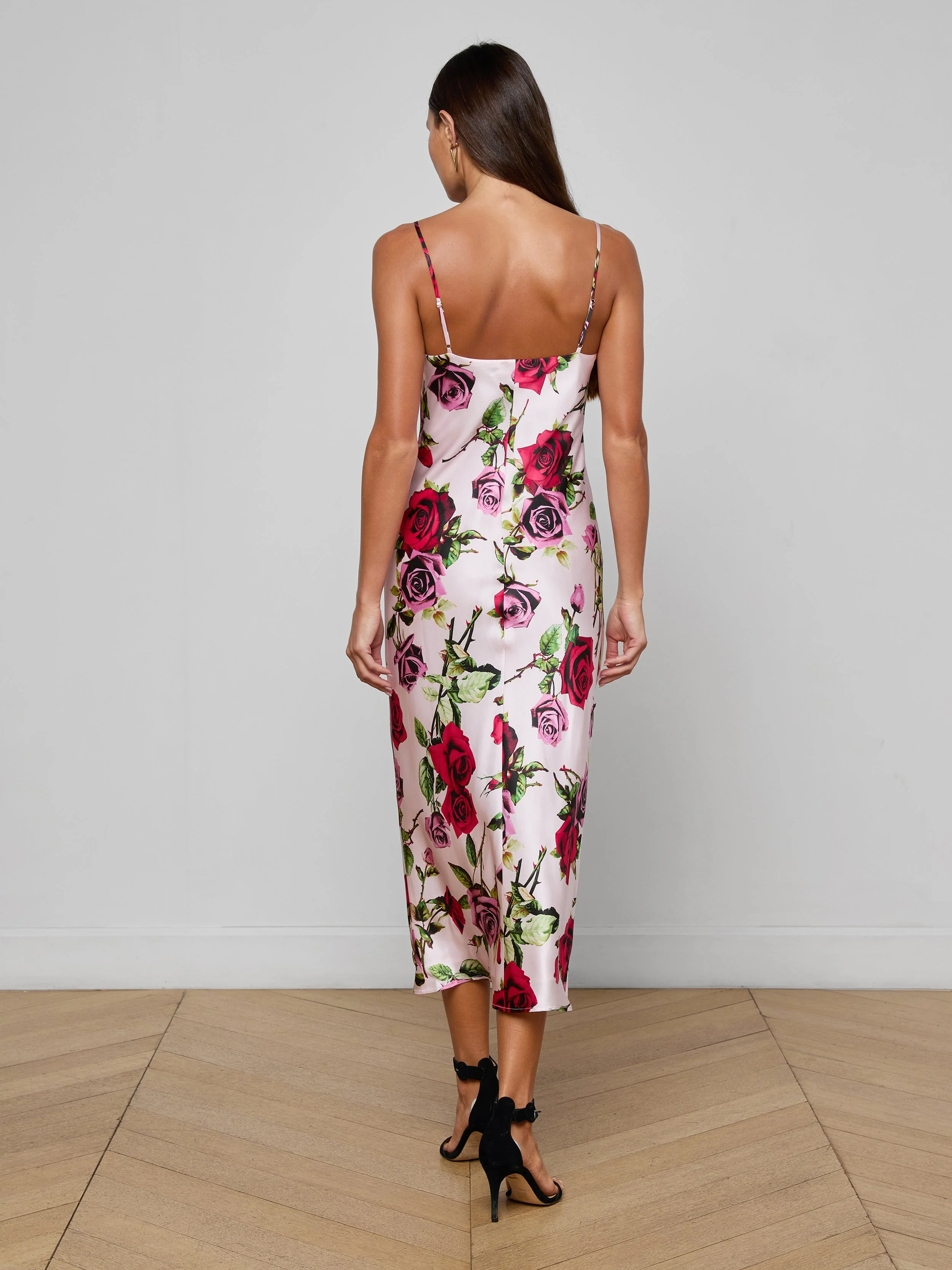 L'AGENCE - Seridie Silk Slip Dress - Image 3