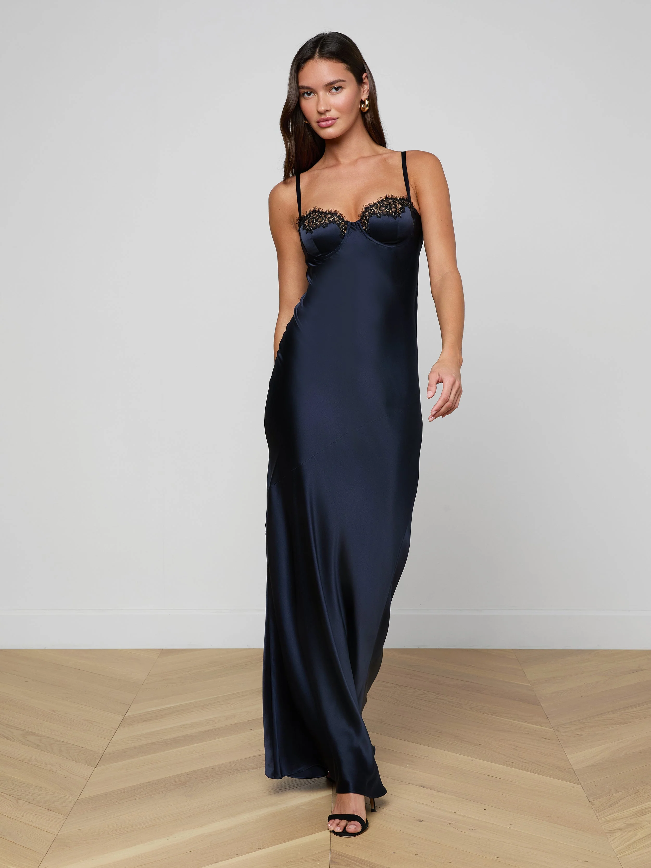 L'AGENCE - Shayla Silk Lace Gown - Image 2