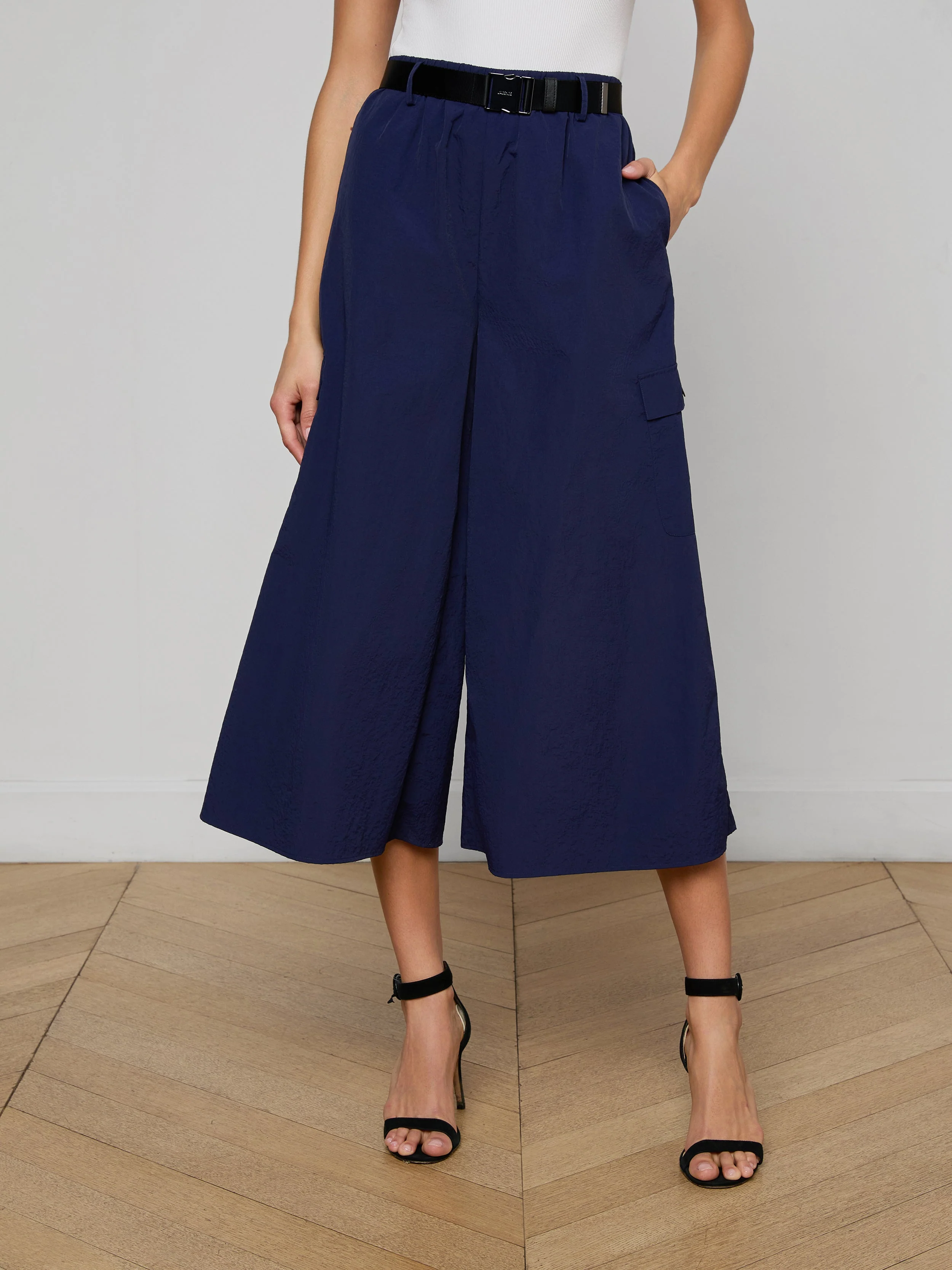 L'AGENCE - Shoda Cropped Wide - Leg Pant - Image 2