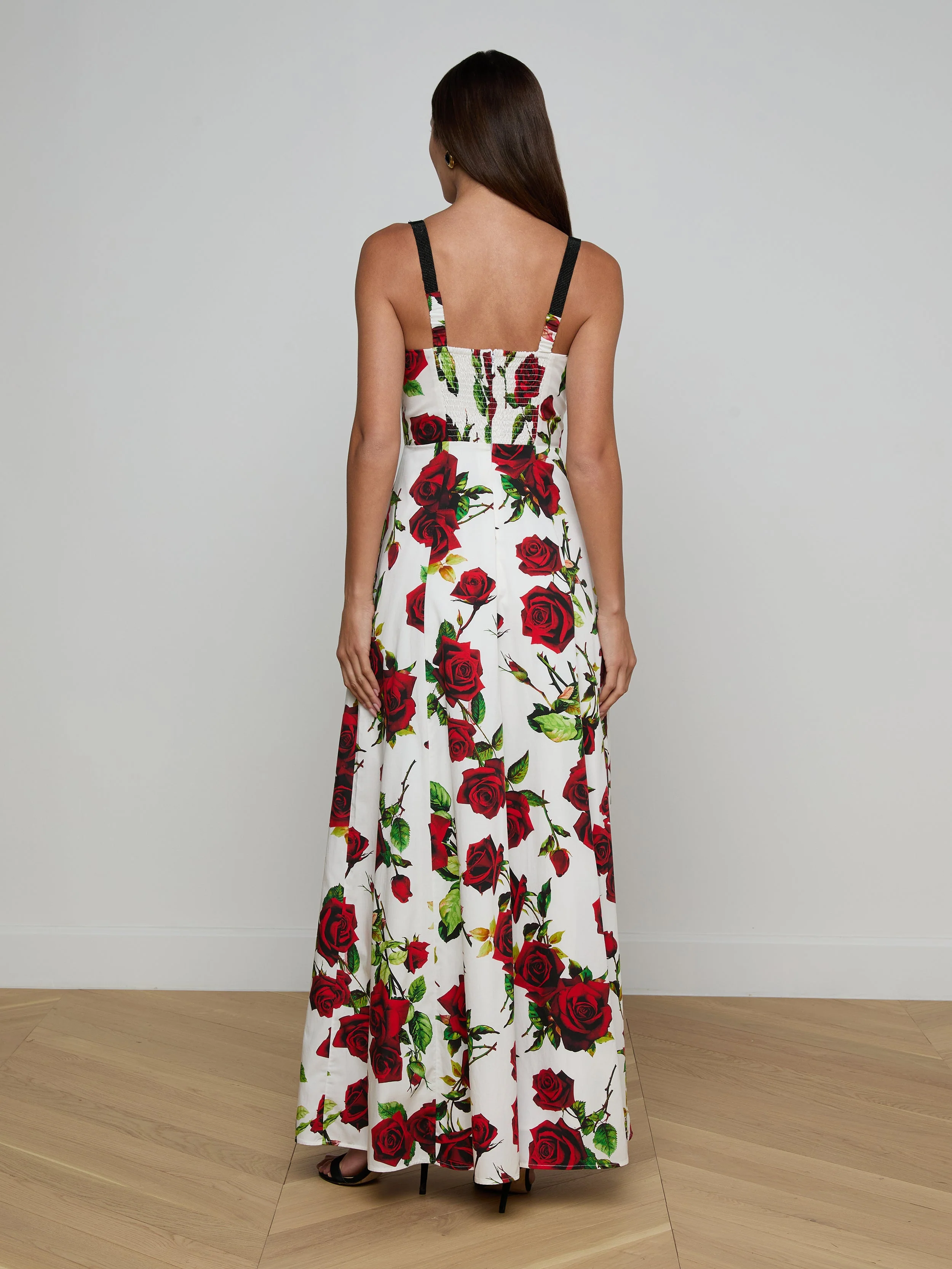 L'AGENCE - Sutton Beaded Strap Gown - Image 3
