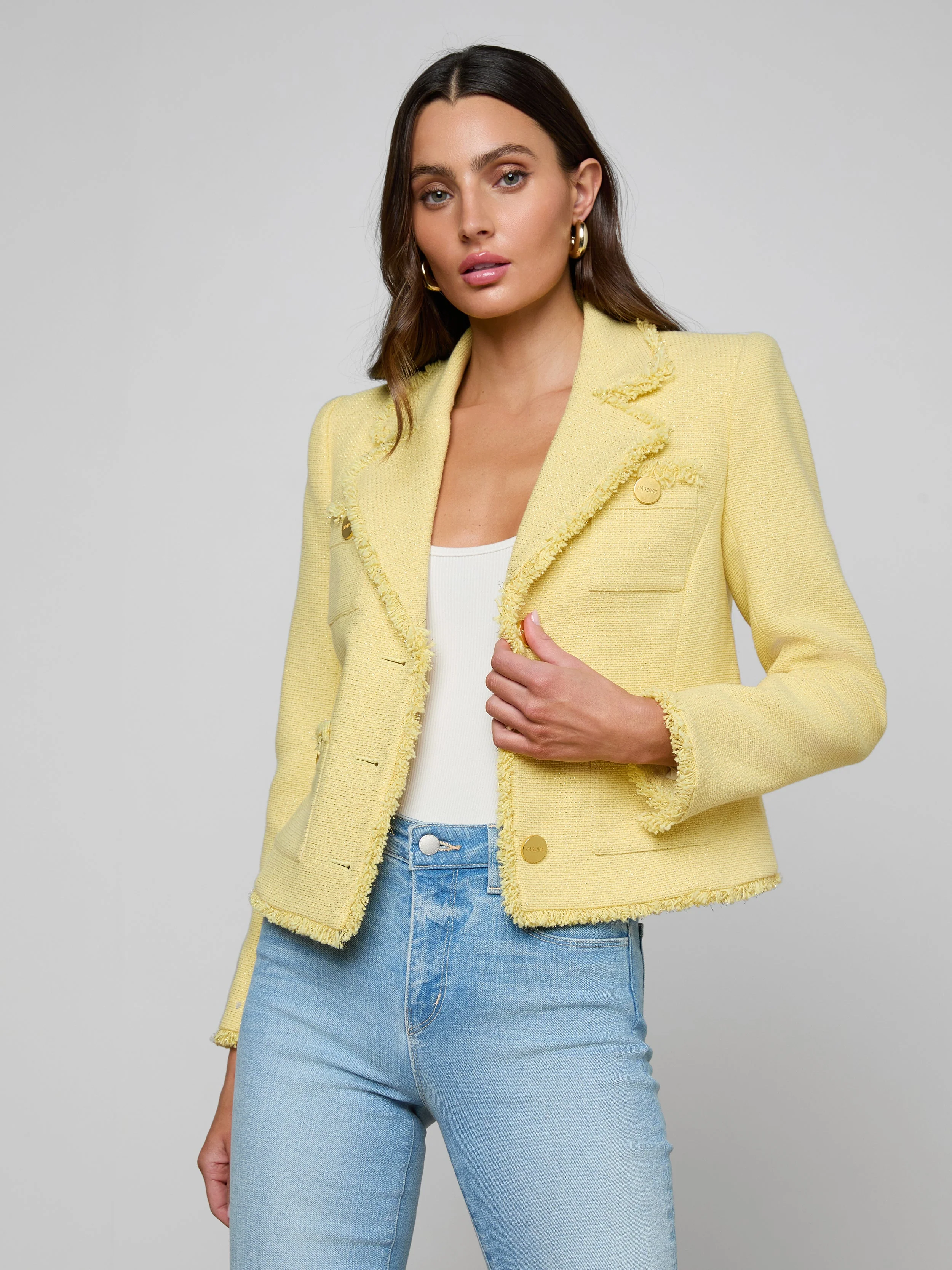 L'AGENCE - Sylvia Tweed Jacket