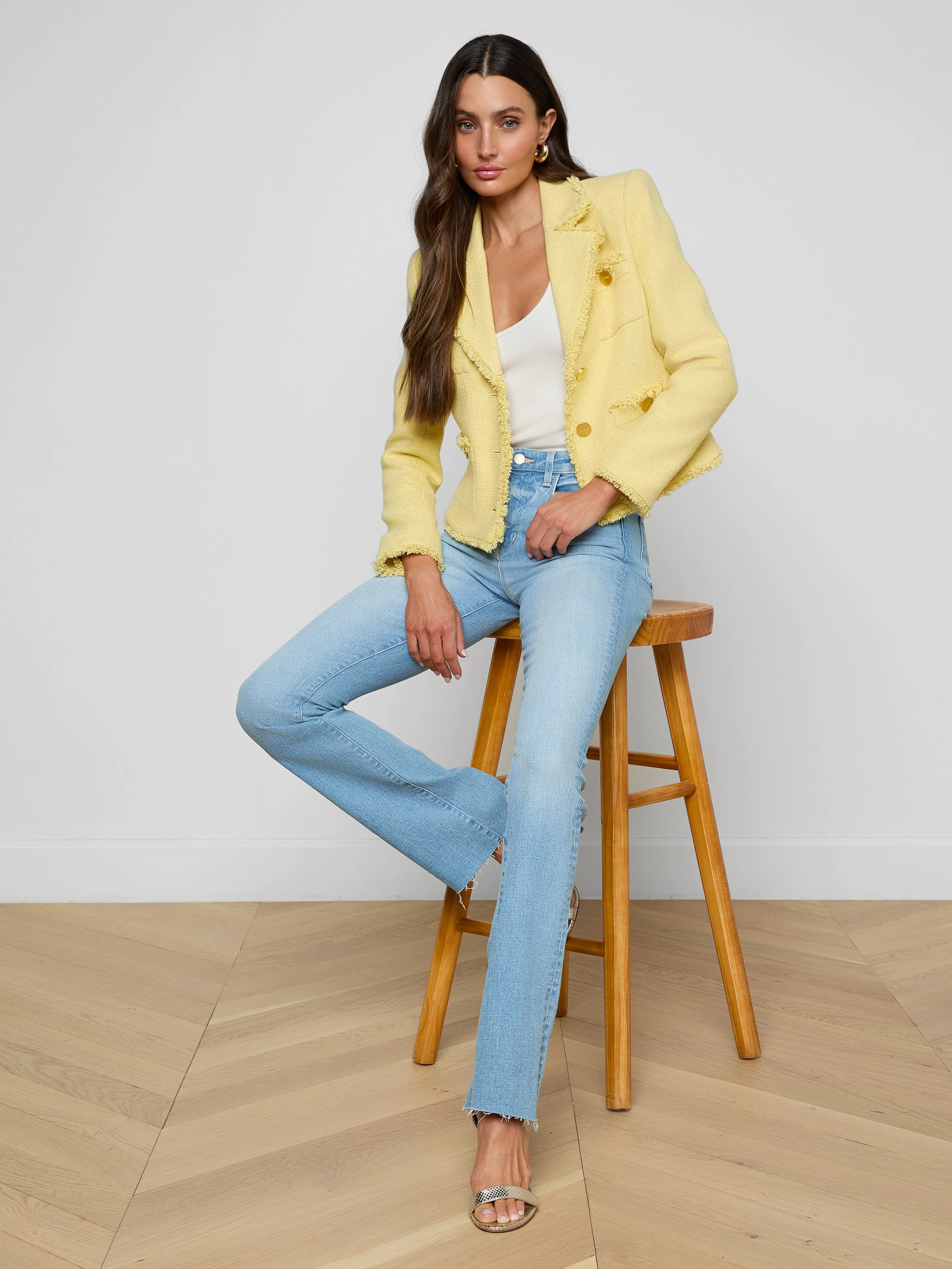 L'AGENCE - Sylvia Tweed Jacket - Image 6