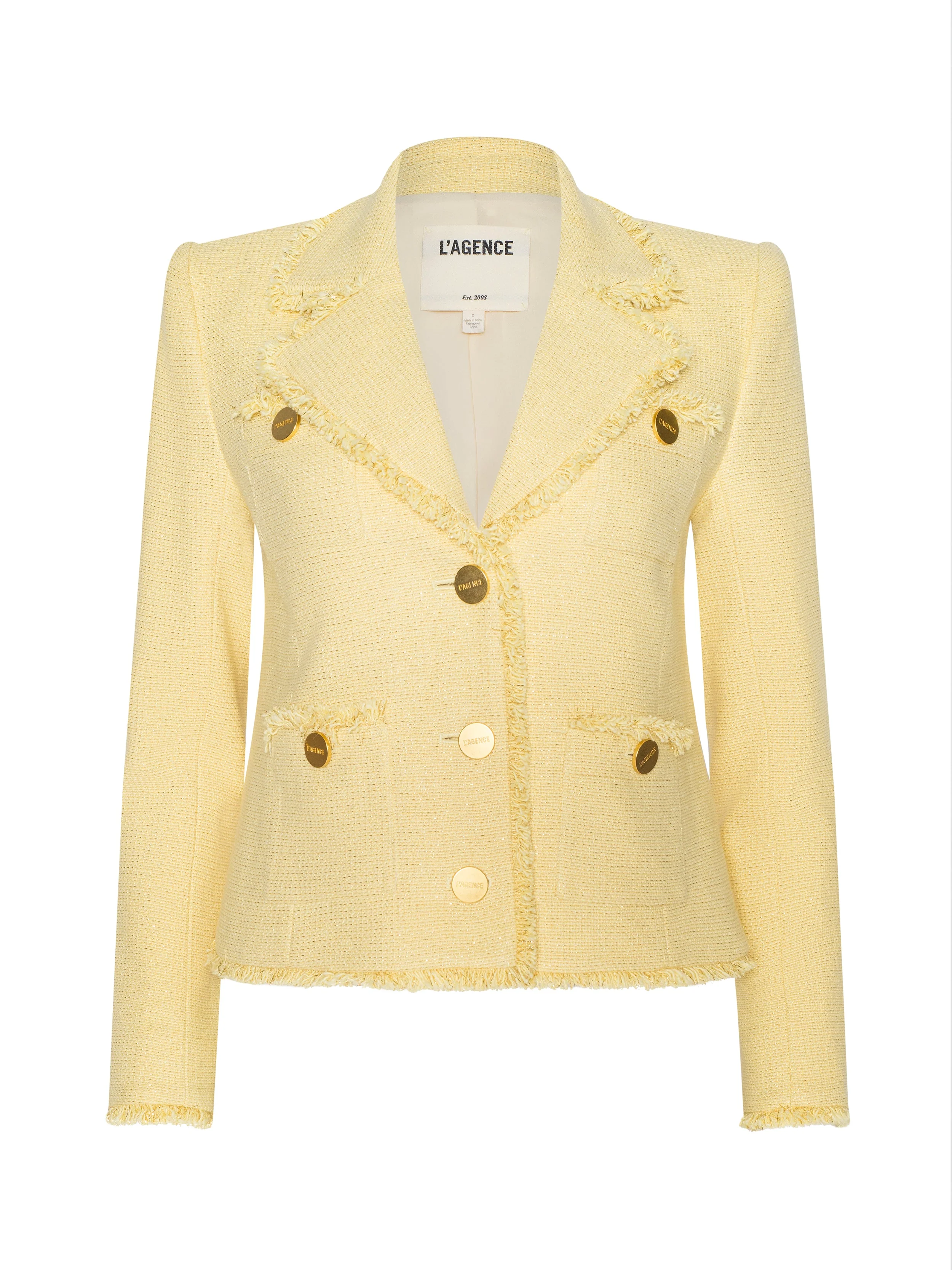 L'AGENCE - Sylvia Tweed Jacket - Image 8