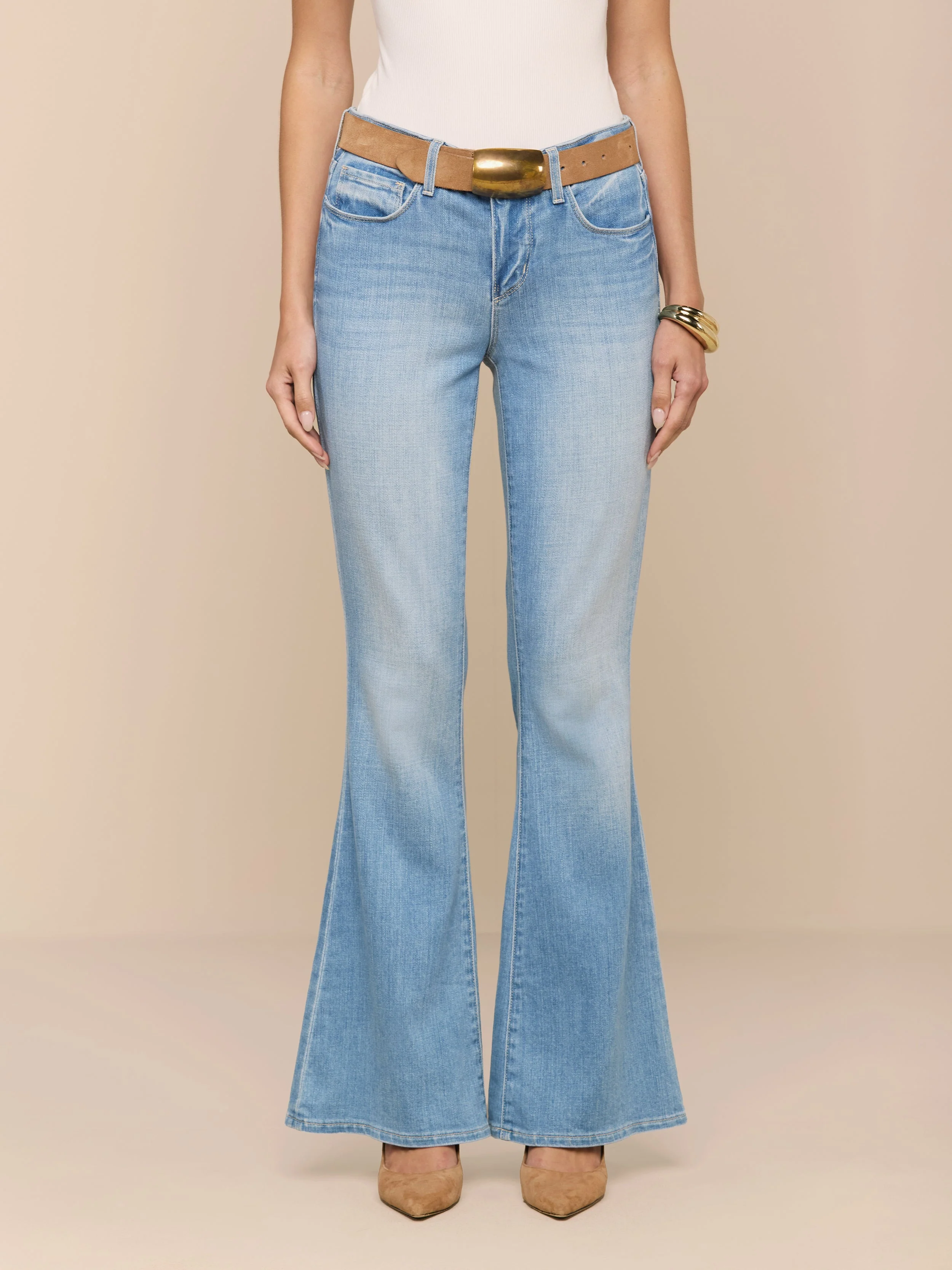 L'AGENCE - Taney Low - Rise Flare Jean - Image 2