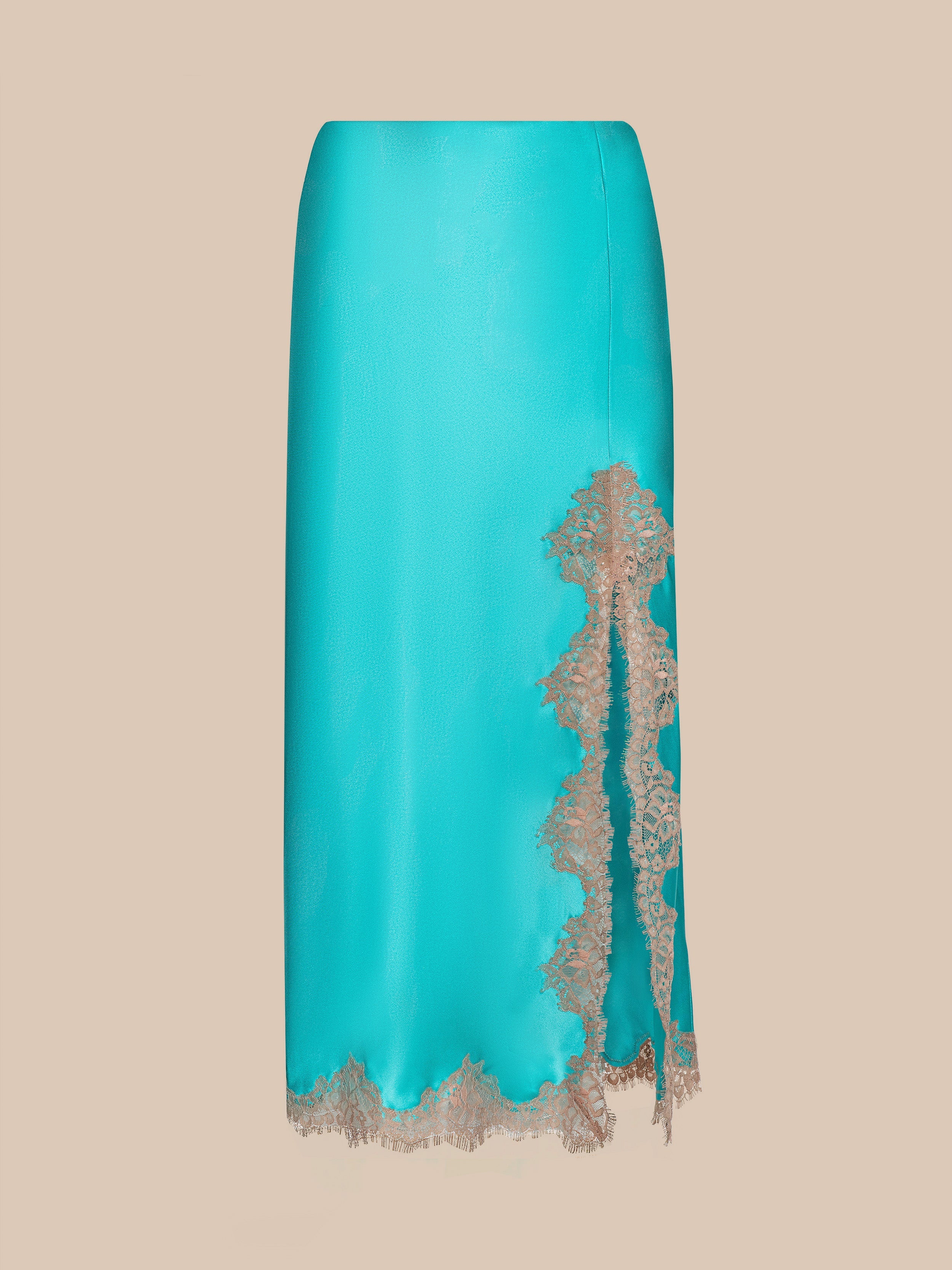 L'AGENCE - Tico Silk Lace Skirt - Image 7