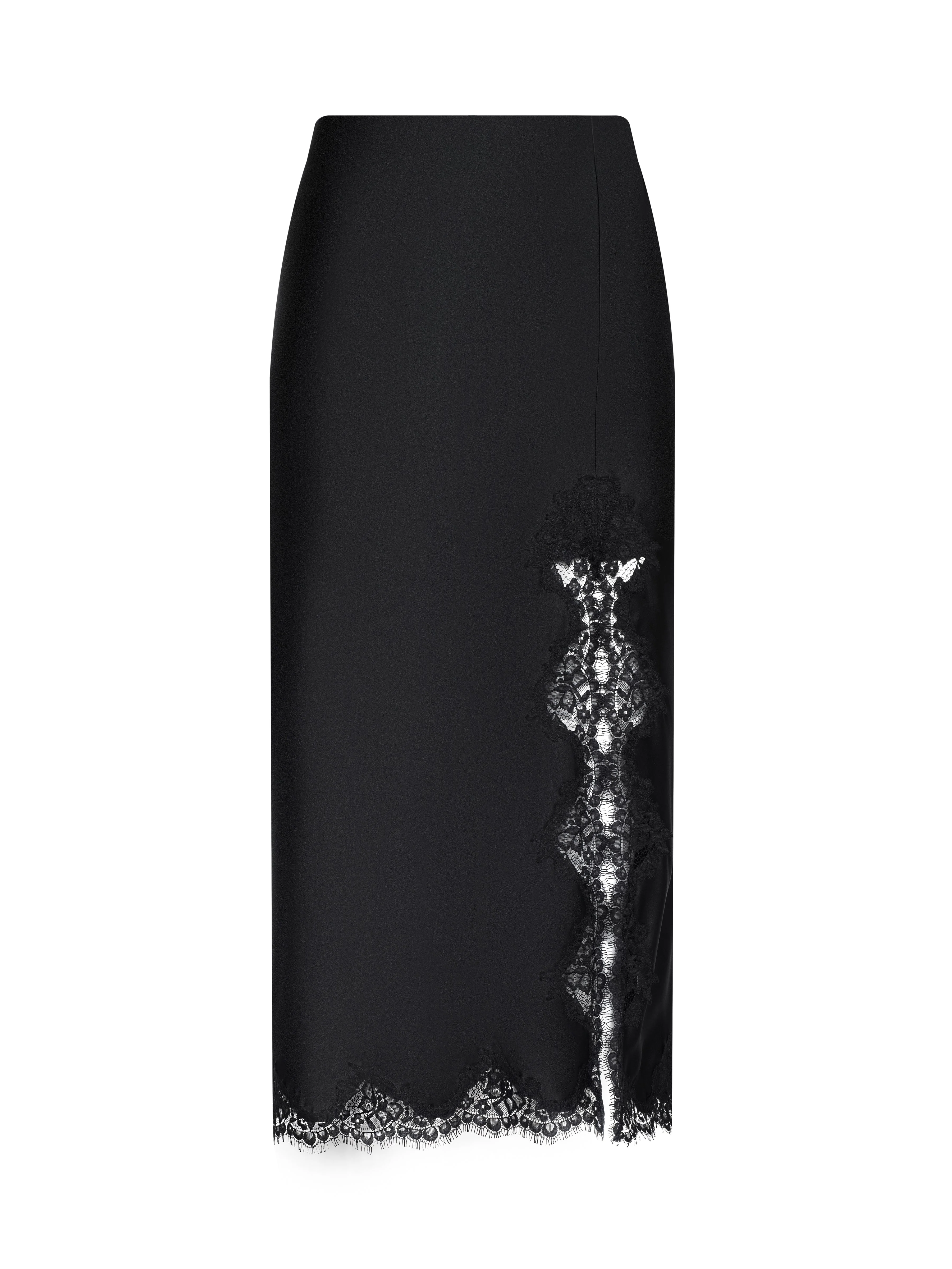 L'AGENCE - Tico Silk Lace Skirt - Image 7