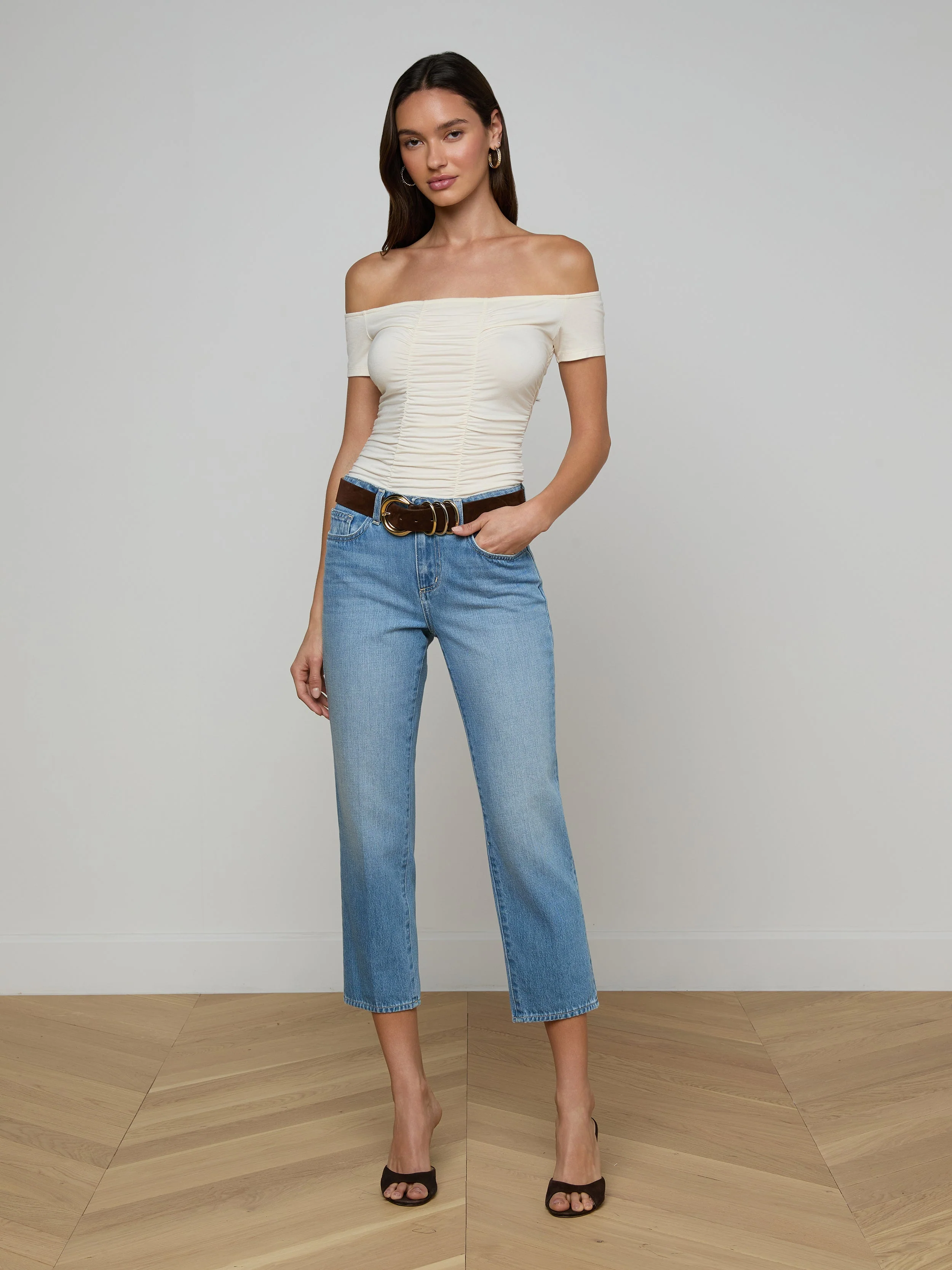 L'AGENCE - Tobar Suede Belt - Image 2