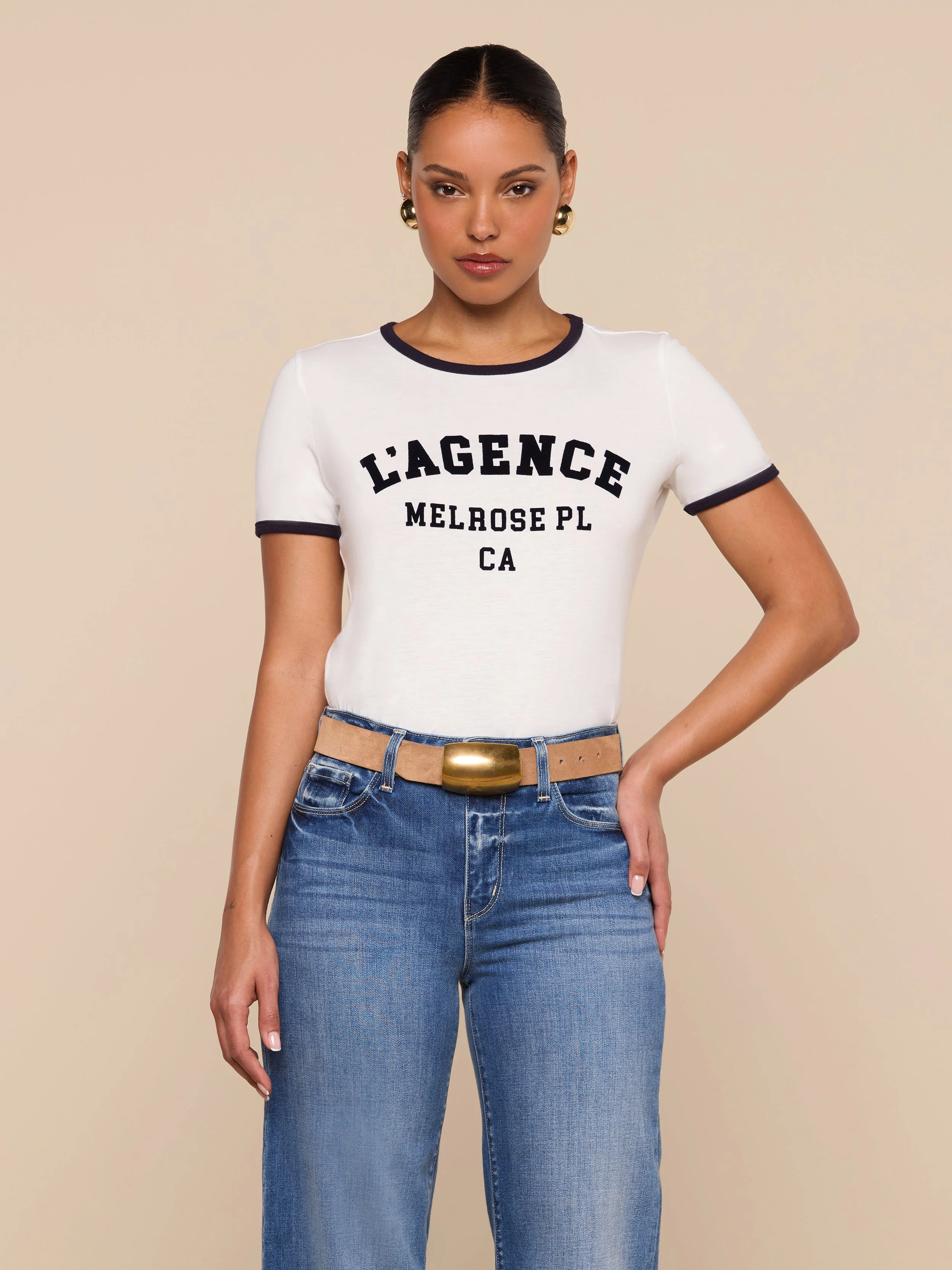 L'AGENCE - Tommie Crewneck Tee