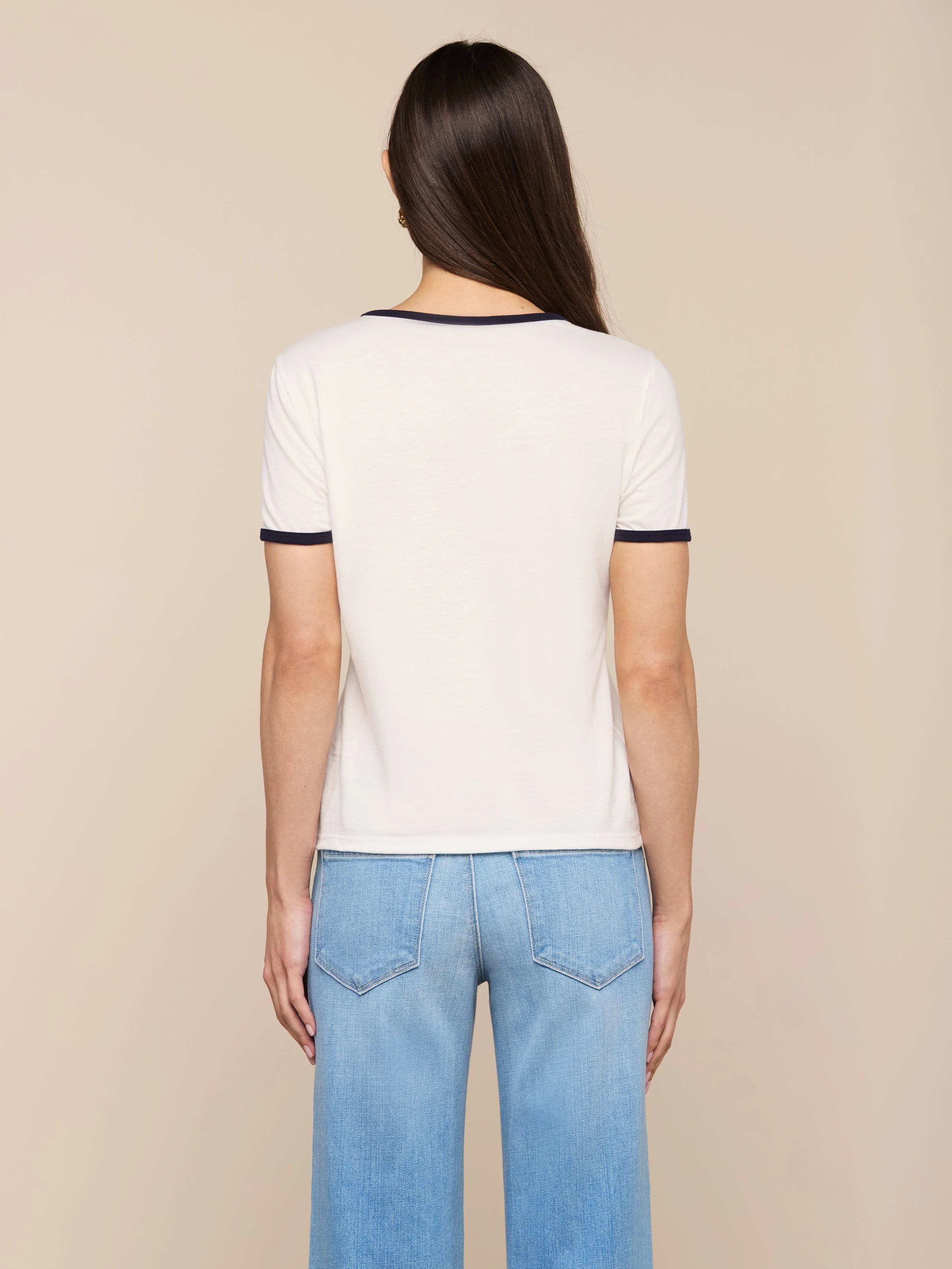 L'AGENCE - Tommie Crewneck Tee - Image 5