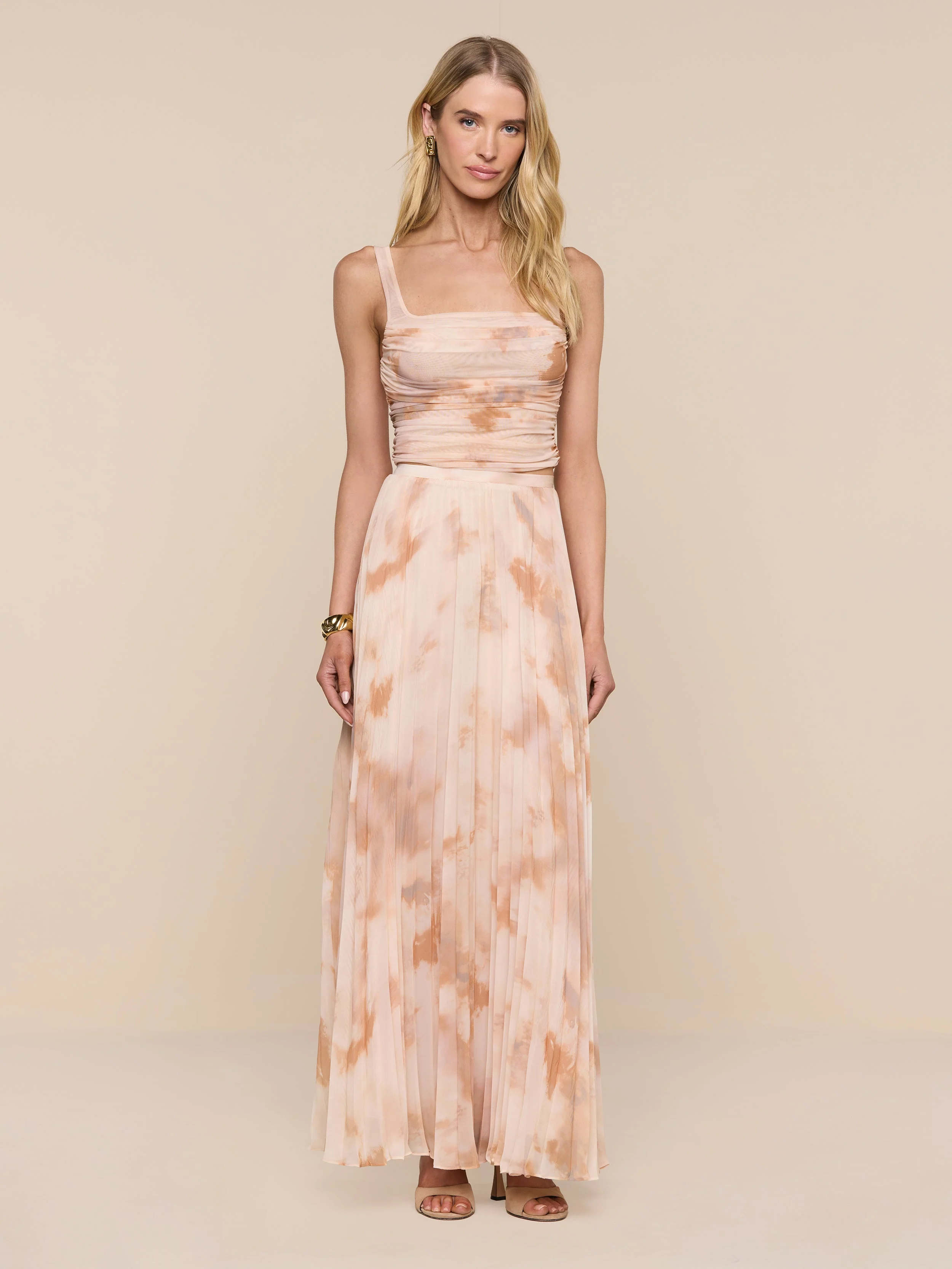 L'AGENCE - Torin Pleated Maxi Skirt - Image 2