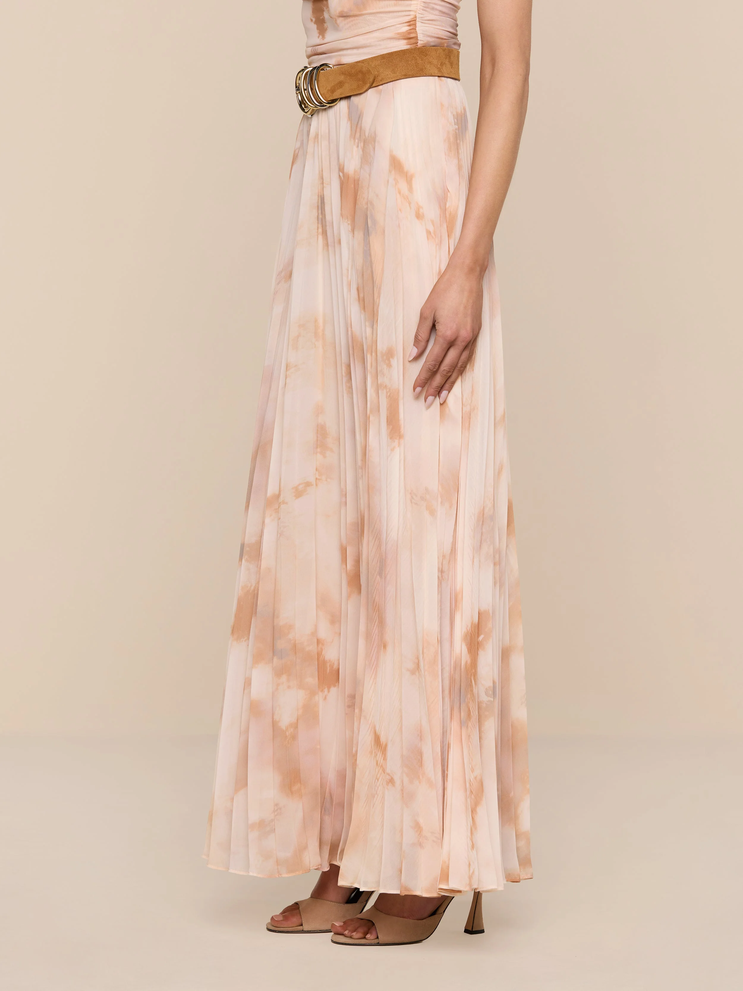L'AGENCE - Torin Pleated Maxi Skirt - Image 5