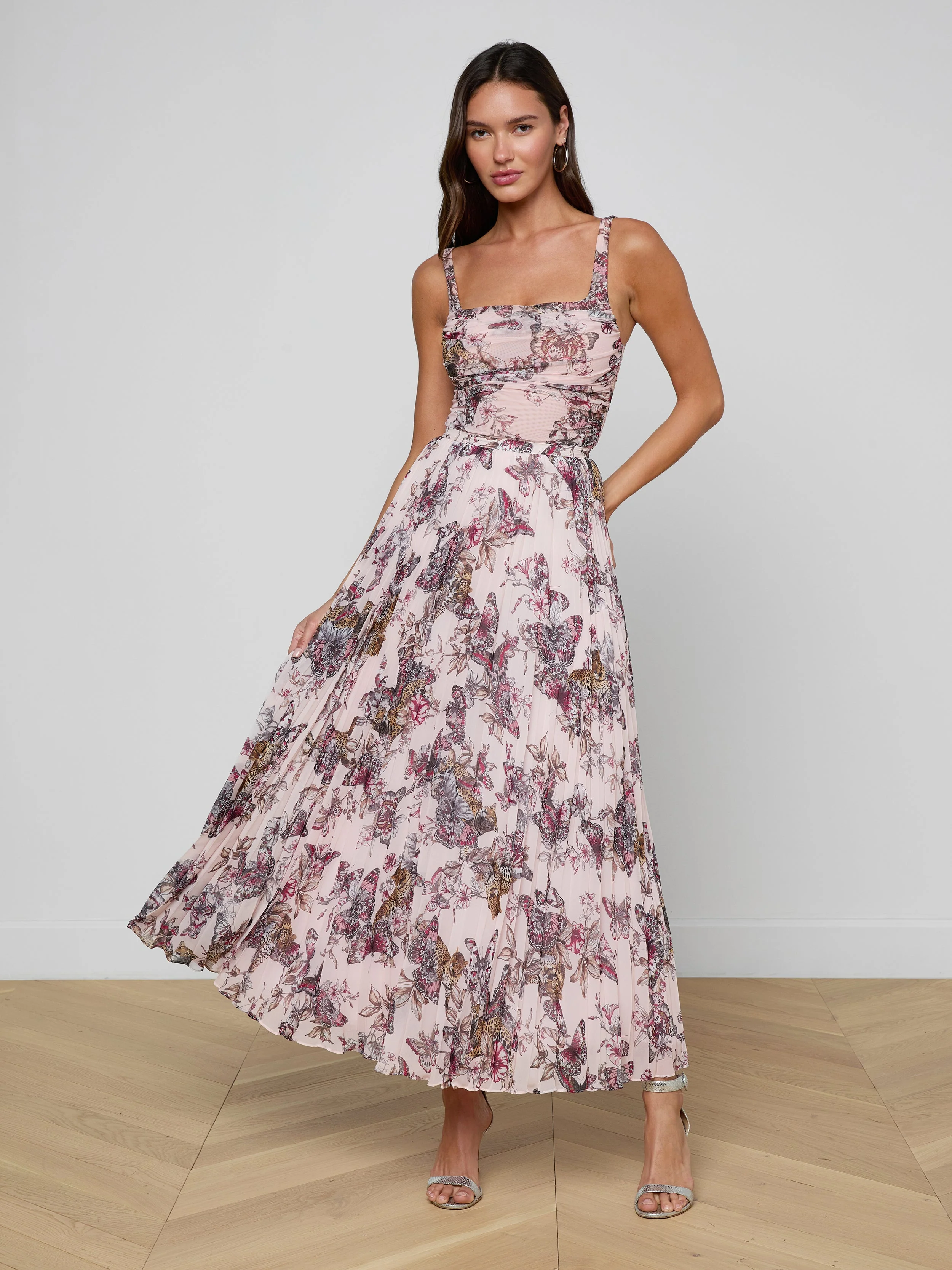 L'AGENCE - Torin Pleated Maxi Skirt