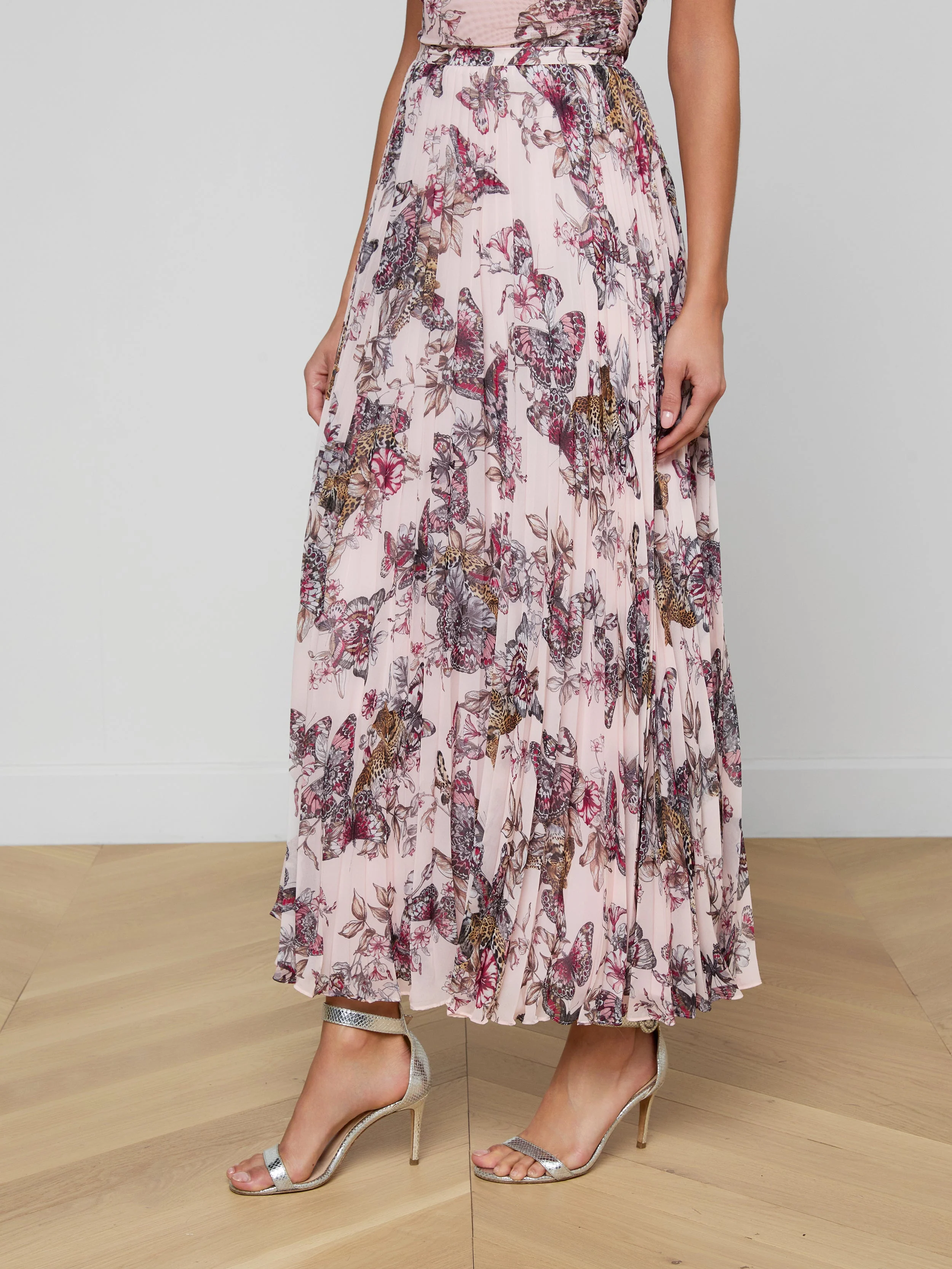 L'AGENCE - Torin Pleated Maxi Skirt - Image 5