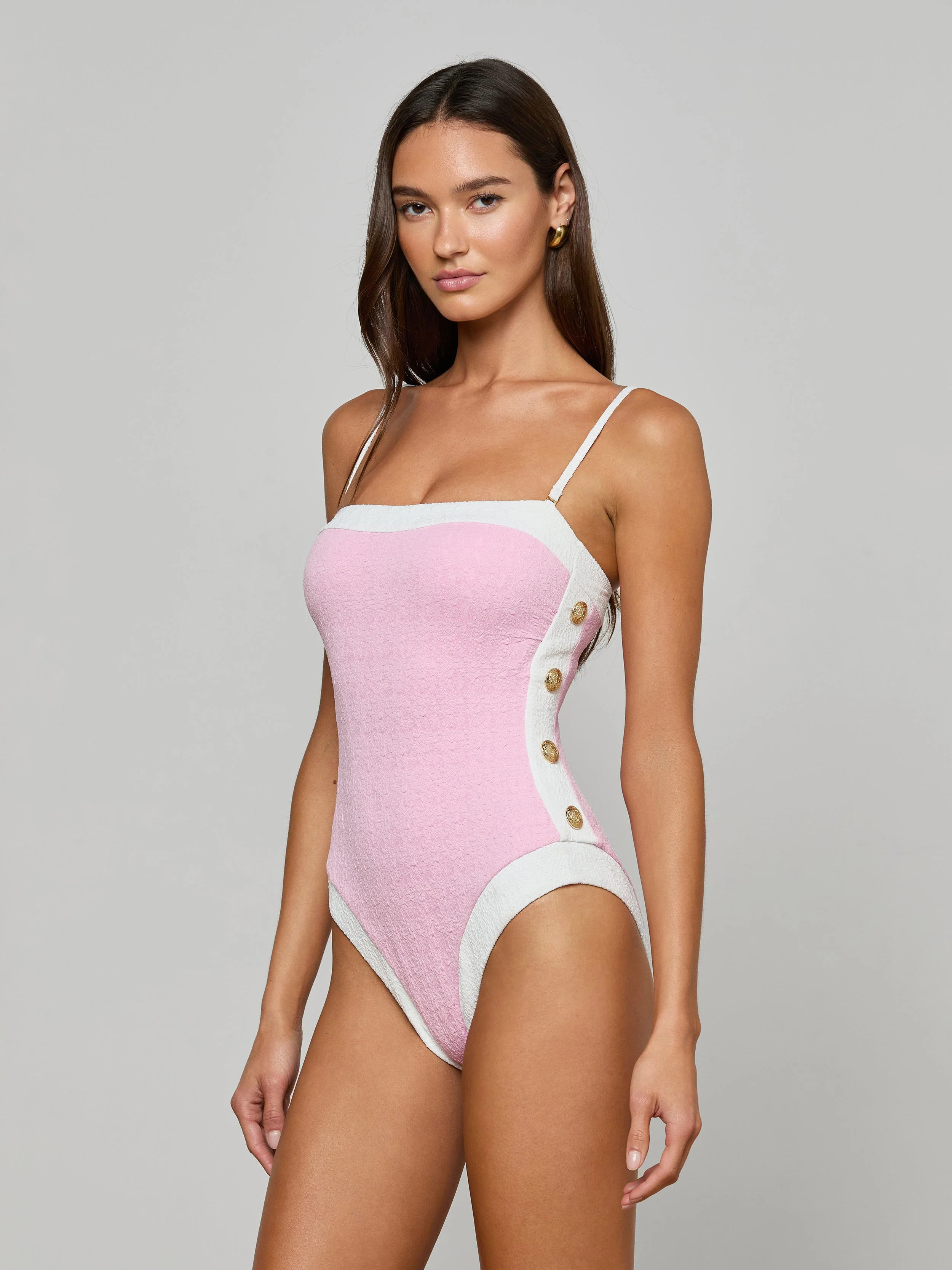 L'AGENCE - Tory Bandeau One - Piece Swimsuit - Image 2