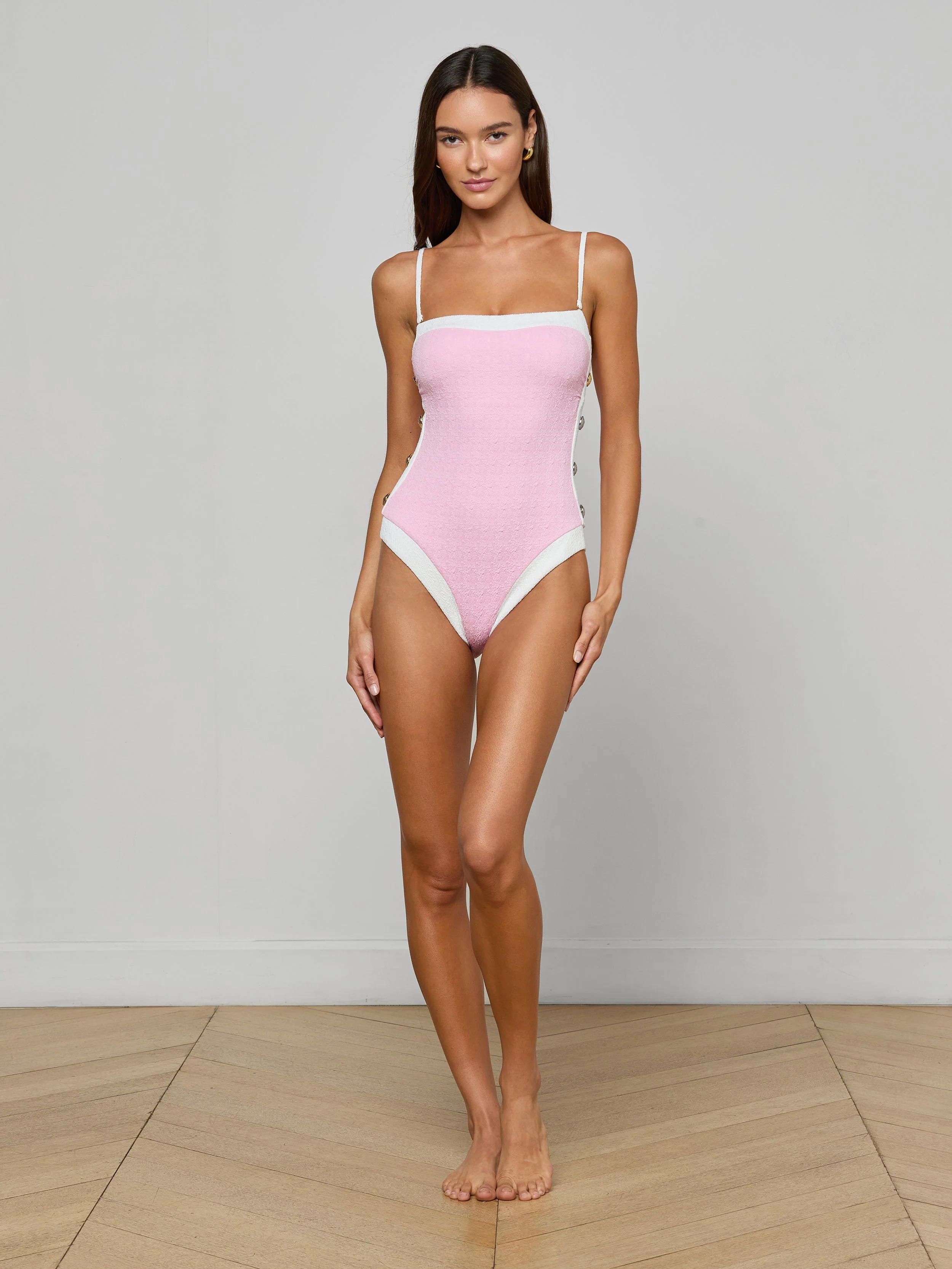 L'AGENCE - Tory Bandeau One - Piece Swimsuit - Image 4