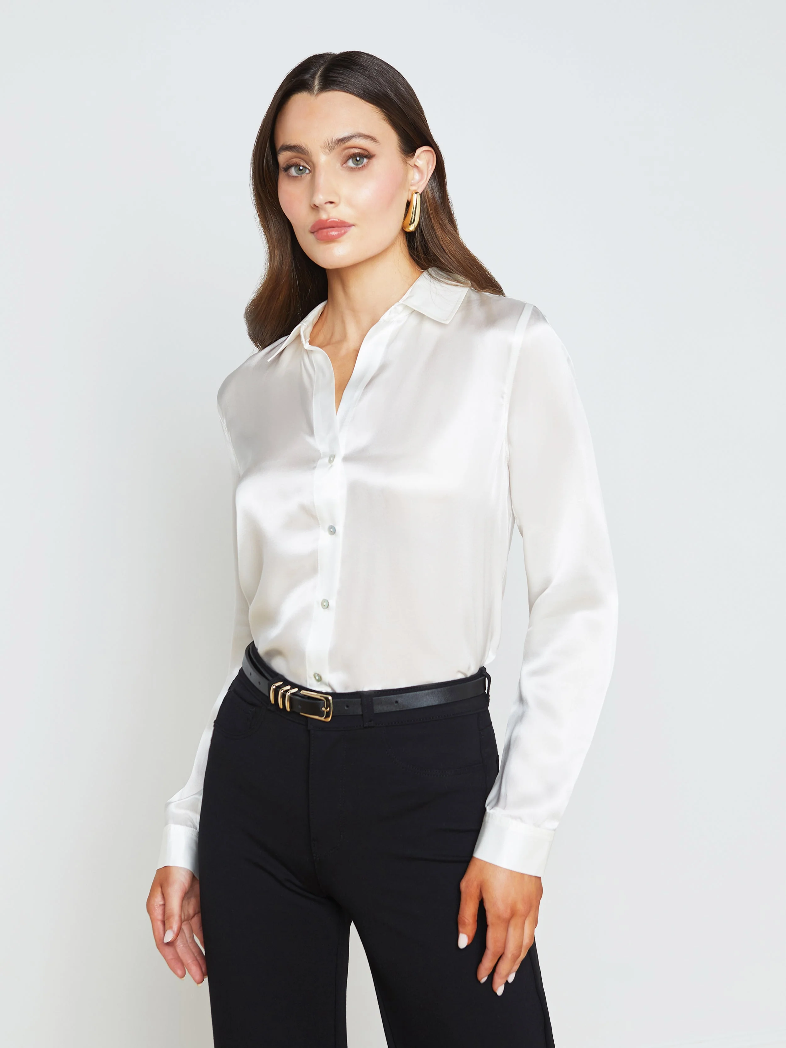 L'AGENCE - Tyler Silk Blouse