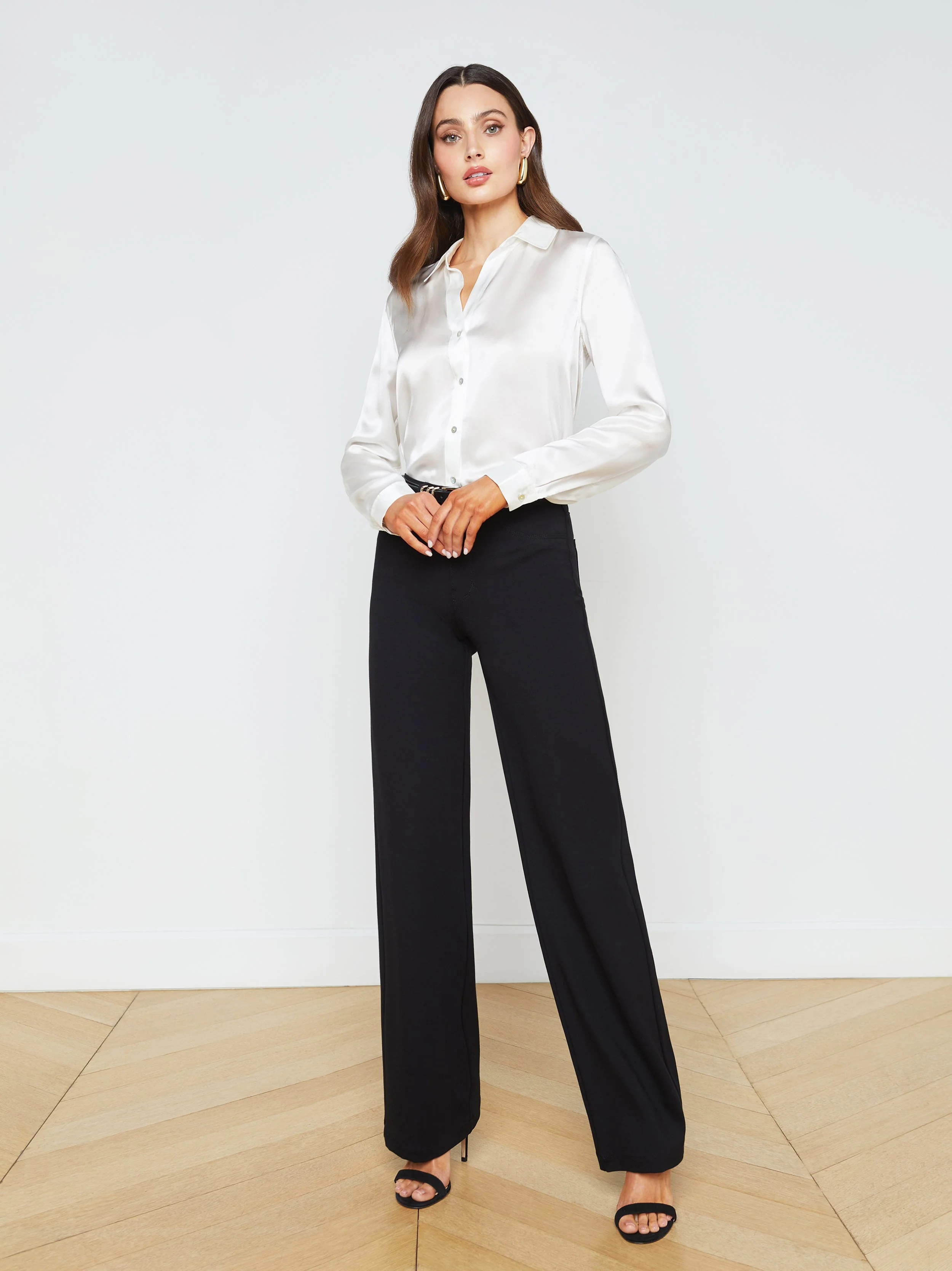 L'AGENCE - Tyler Silk Blouse - Image 2
