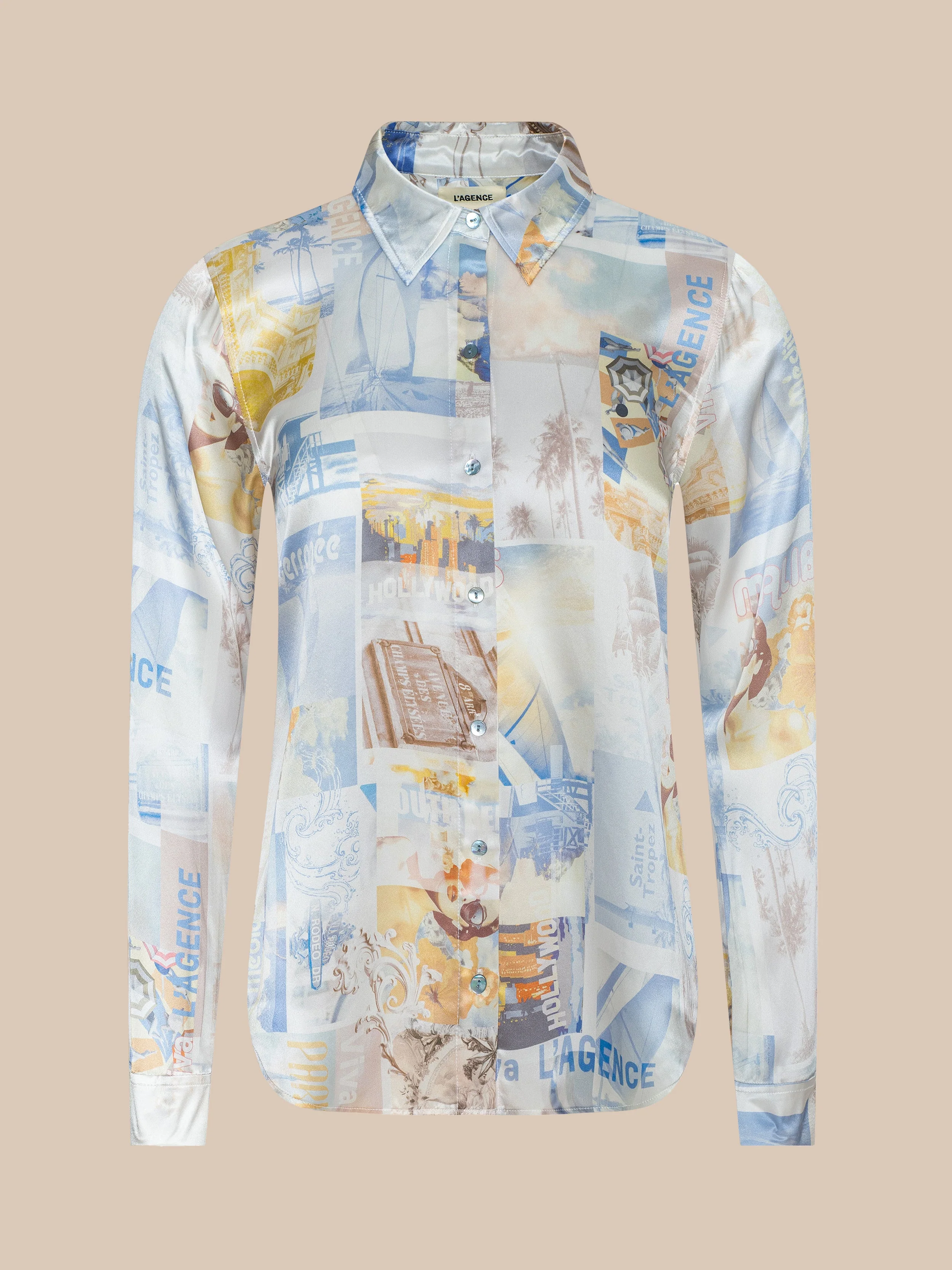L'AGENCE - Tyler Silk Blouse - Image 8