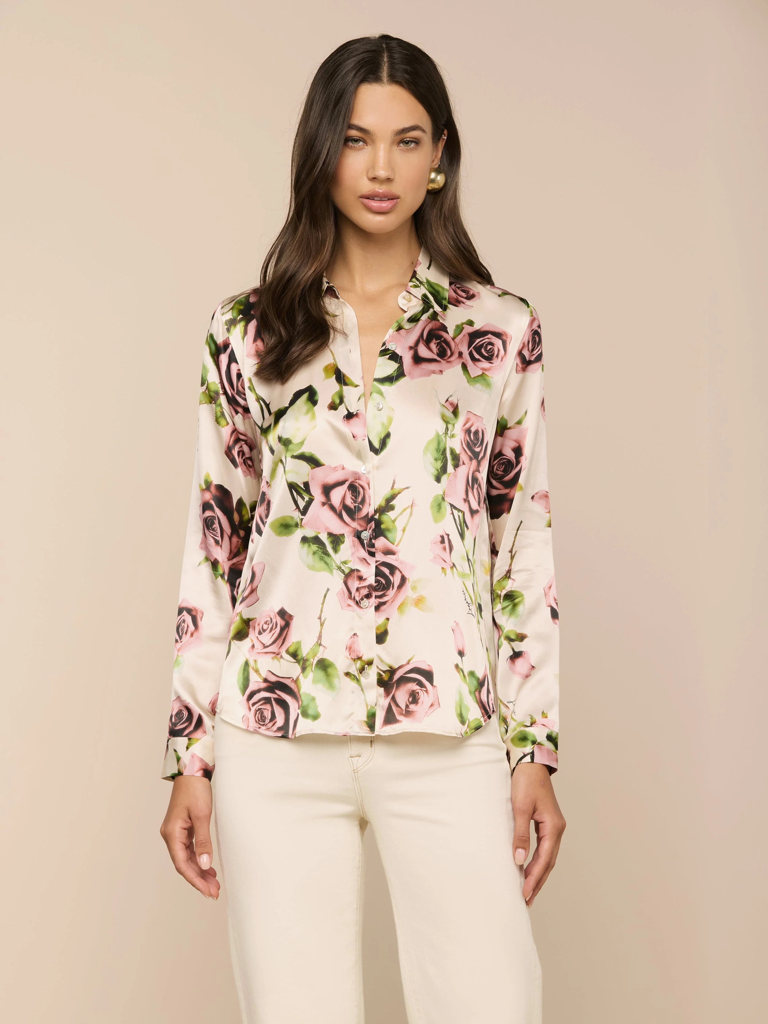 L'AGENCE - Tyler Silk Blouse - Image 2