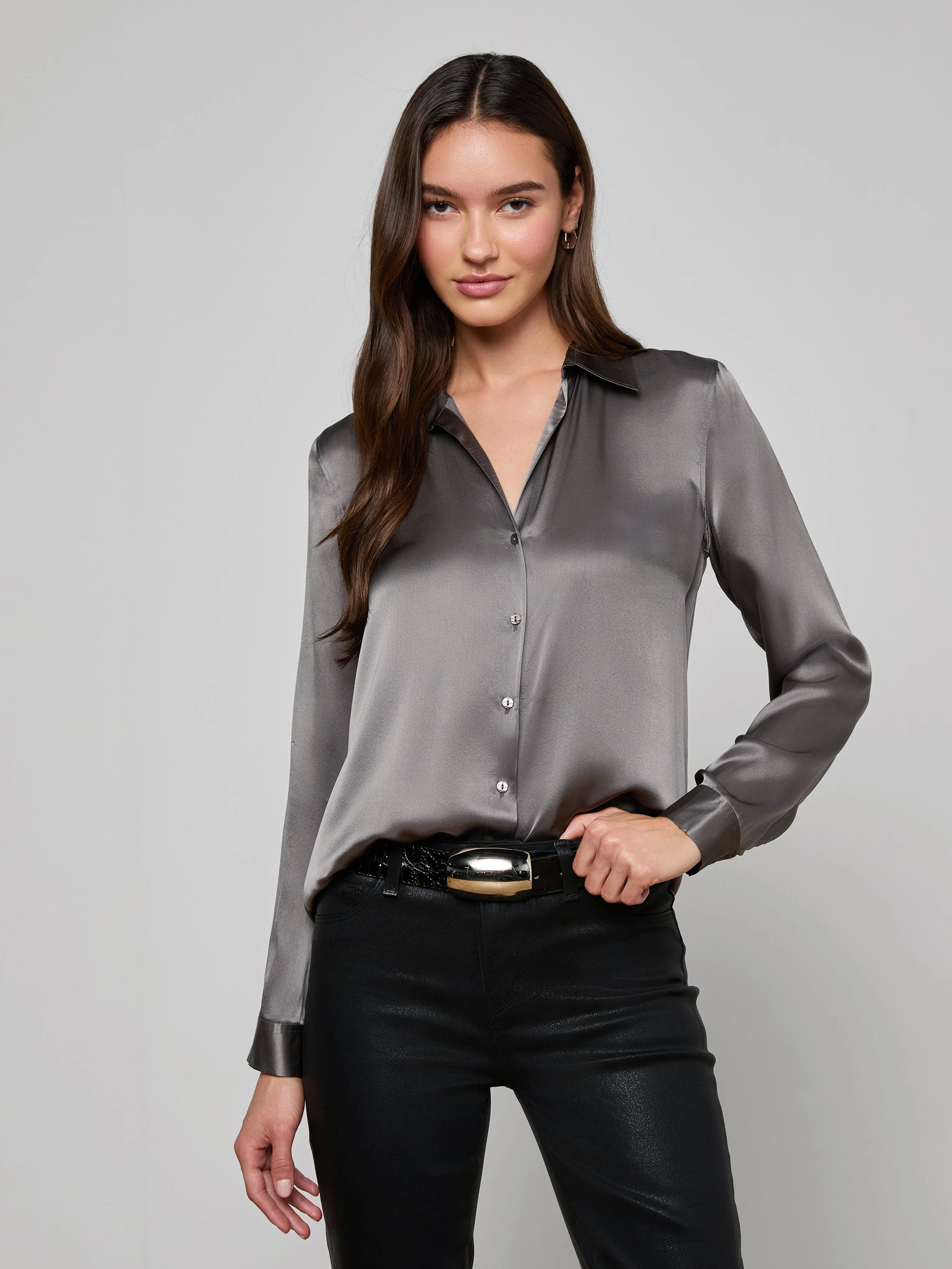 L'AGENCE - Tyler Silk Blouse