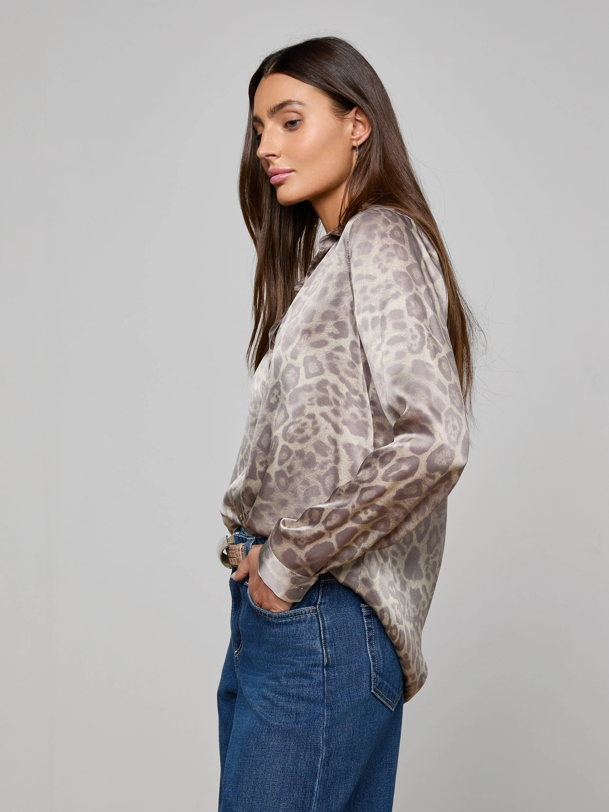 L'AGENCE - Tyler Silk Blouse - Image 2