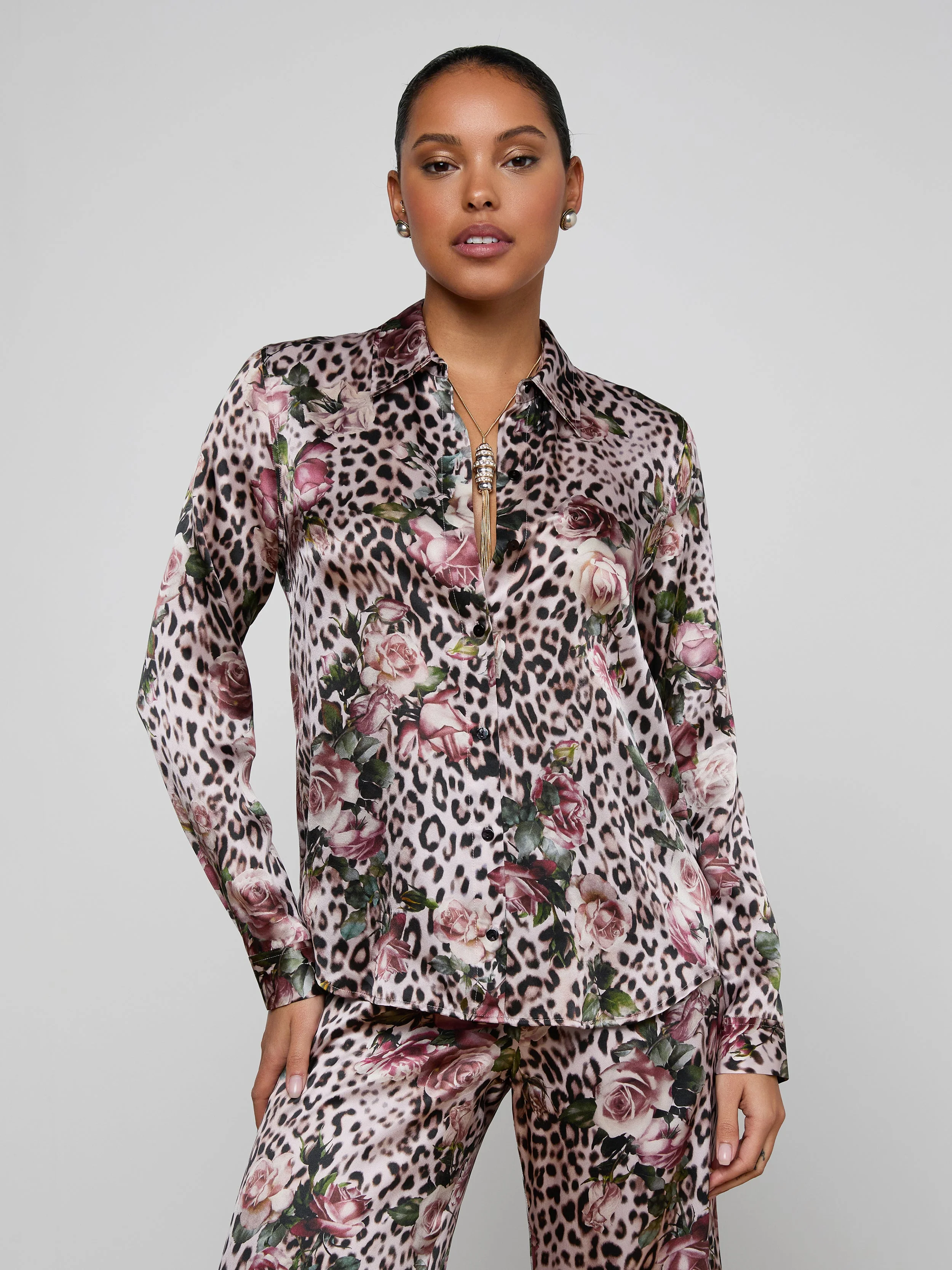L'AGENCE - Tyler Silk Blouse