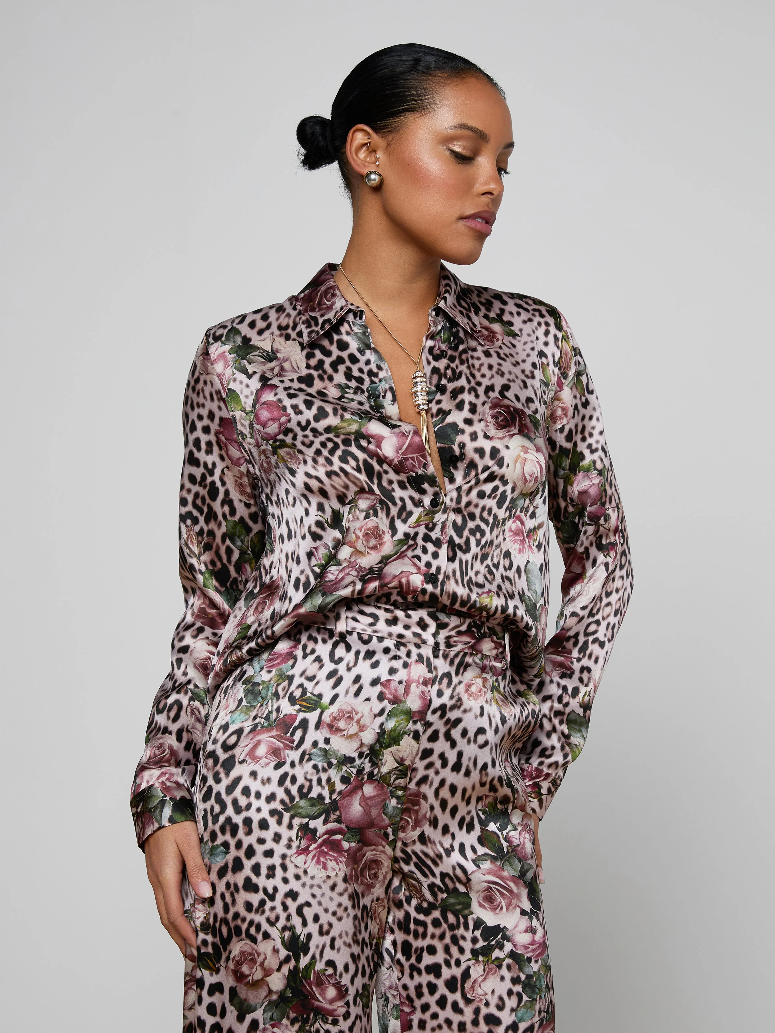 L'AGENCE - Tyler Silk Blouse - Image 5
