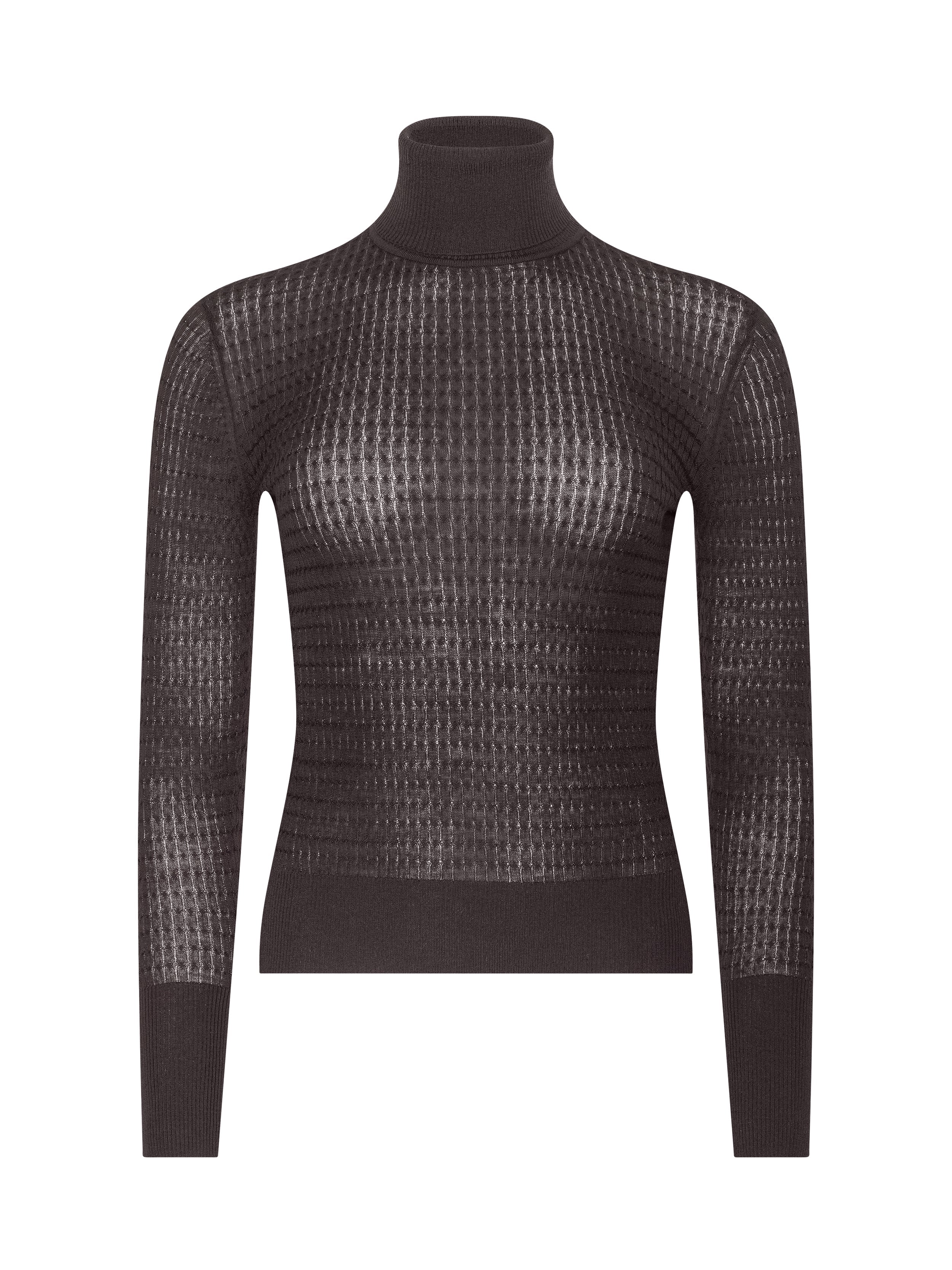 L'AGENCE - Umbra Cabled Turtleneck