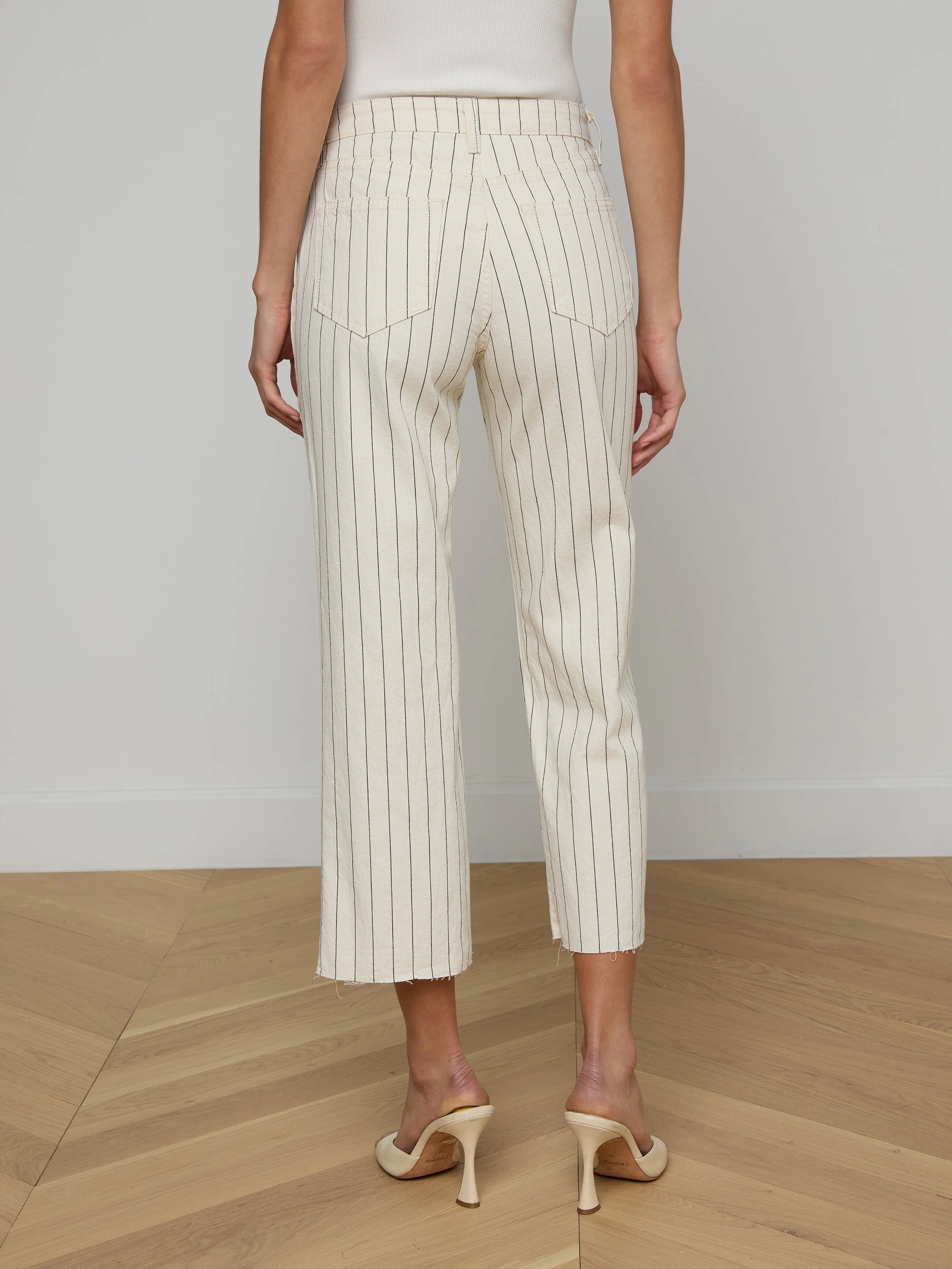 L'AGENCE - Wanda Cropped Wide - Leg Pant - Image 5