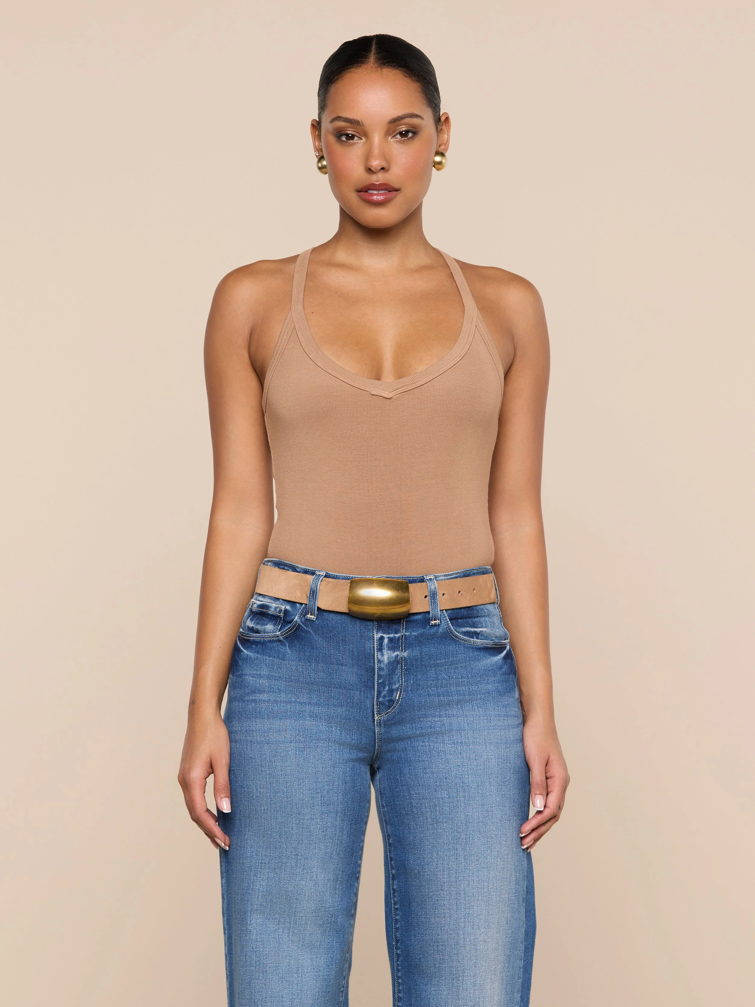 L'AGENCE - Wrenna Racerback Bodysuit