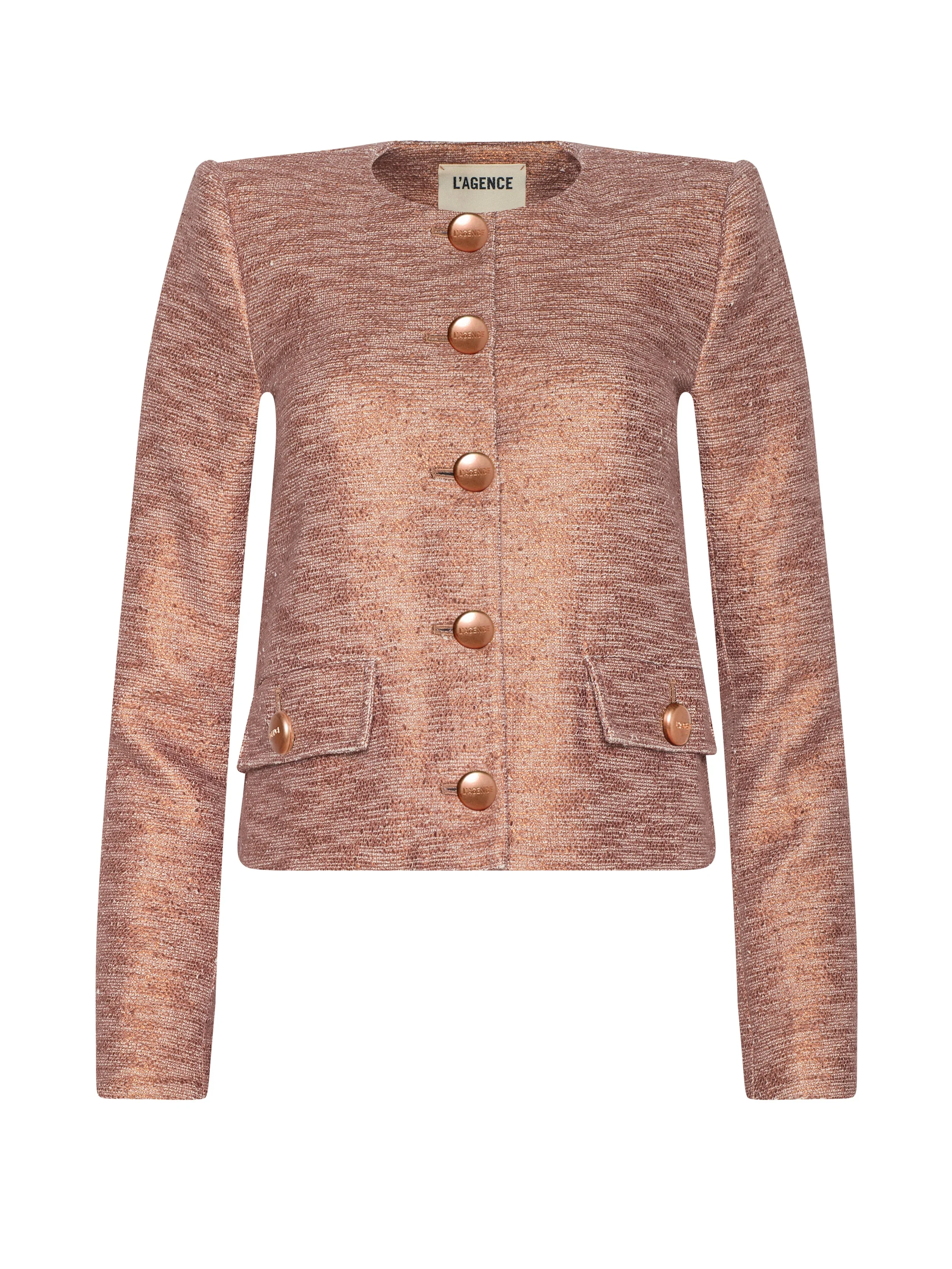 L'AGENCE - Zell Tweed Jacket - Image 7