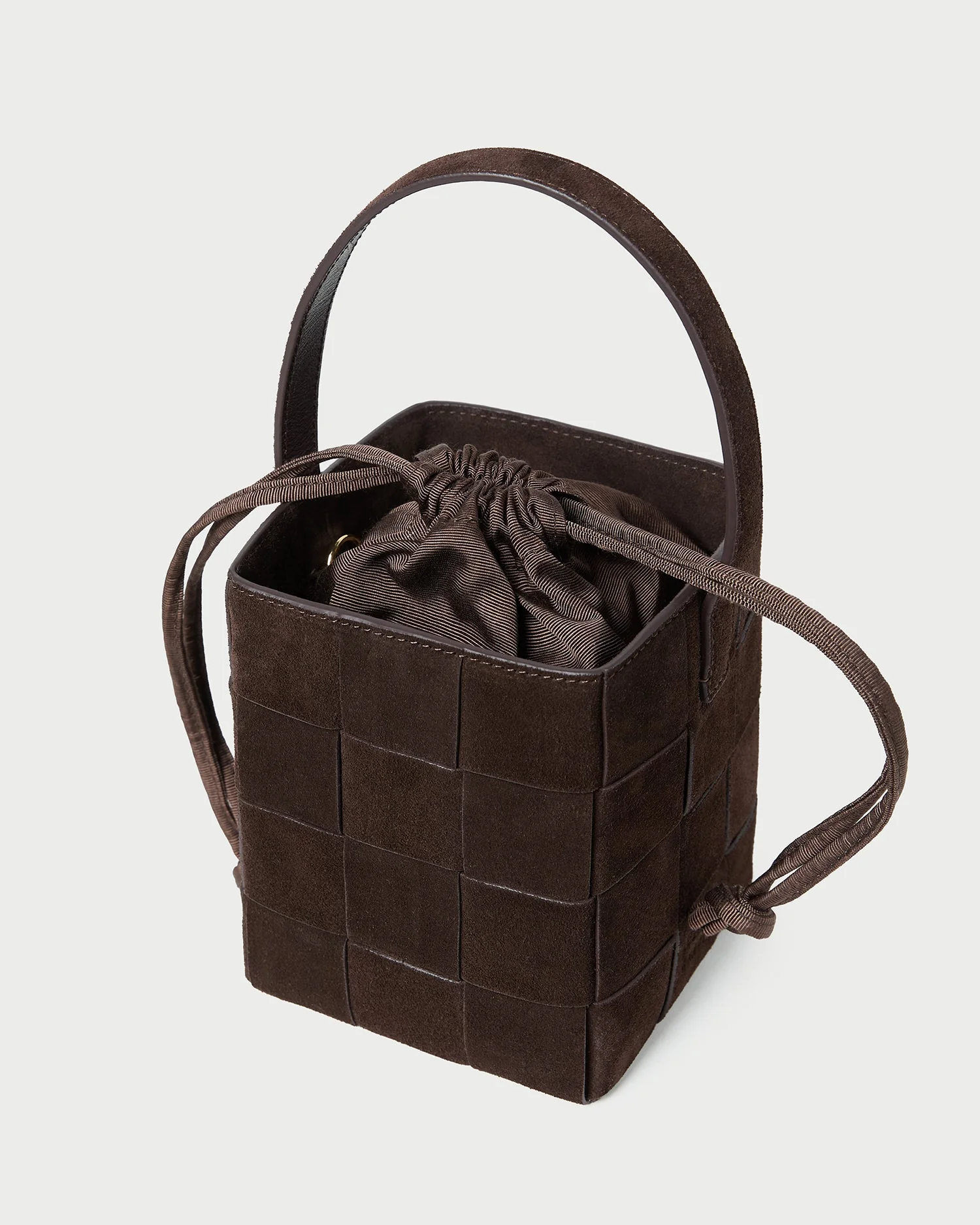 Loeffler Randall - Laith Brown Suede Bucket Bag - Image 2